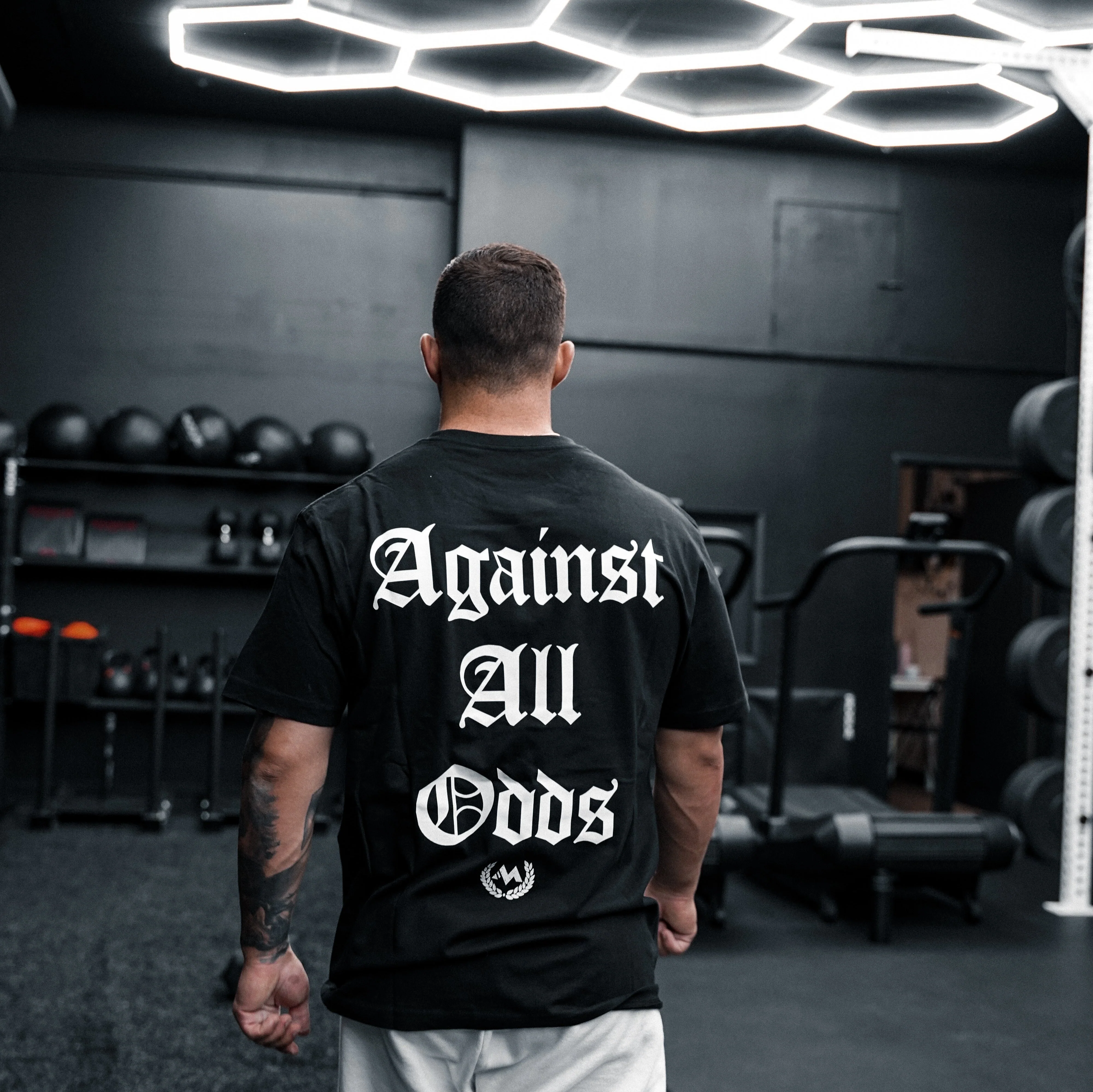 'AGAINST ALL ODDS' WORDMARK TEE - Image 2