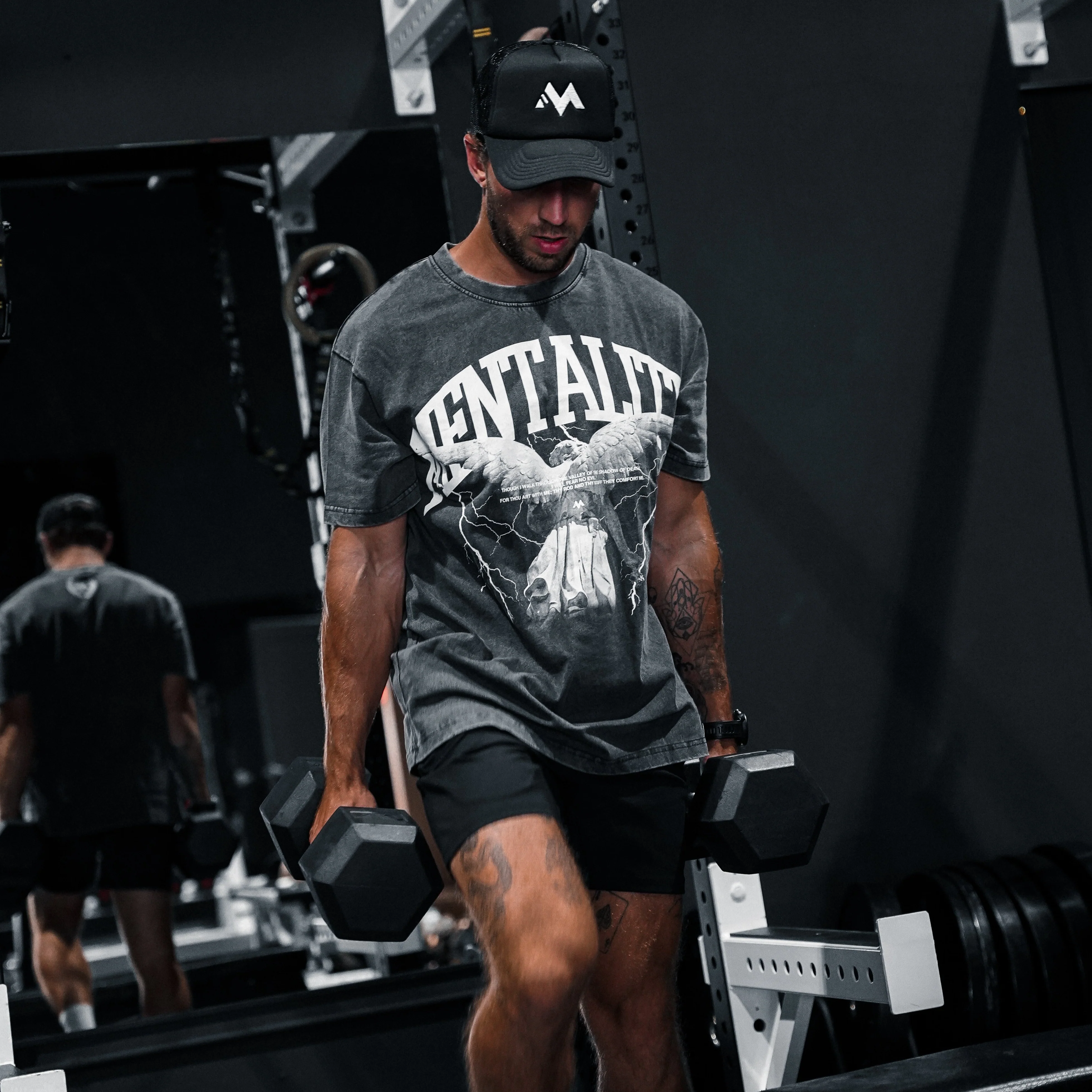 ANGEL MENTALITY - VINTAGE TEE - Image 3