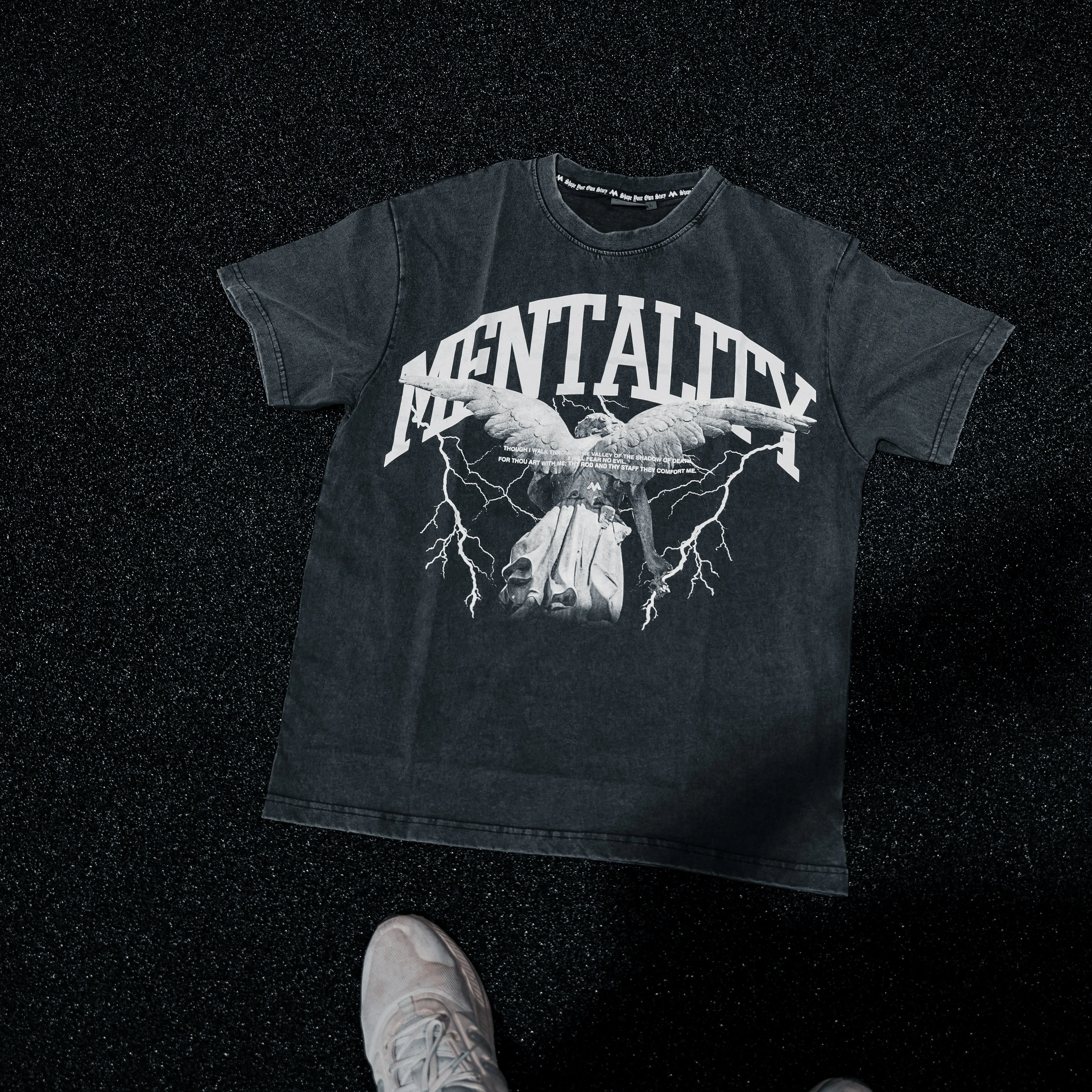 ANGEL MENTALITY - VINTAGE TEE - Image 7