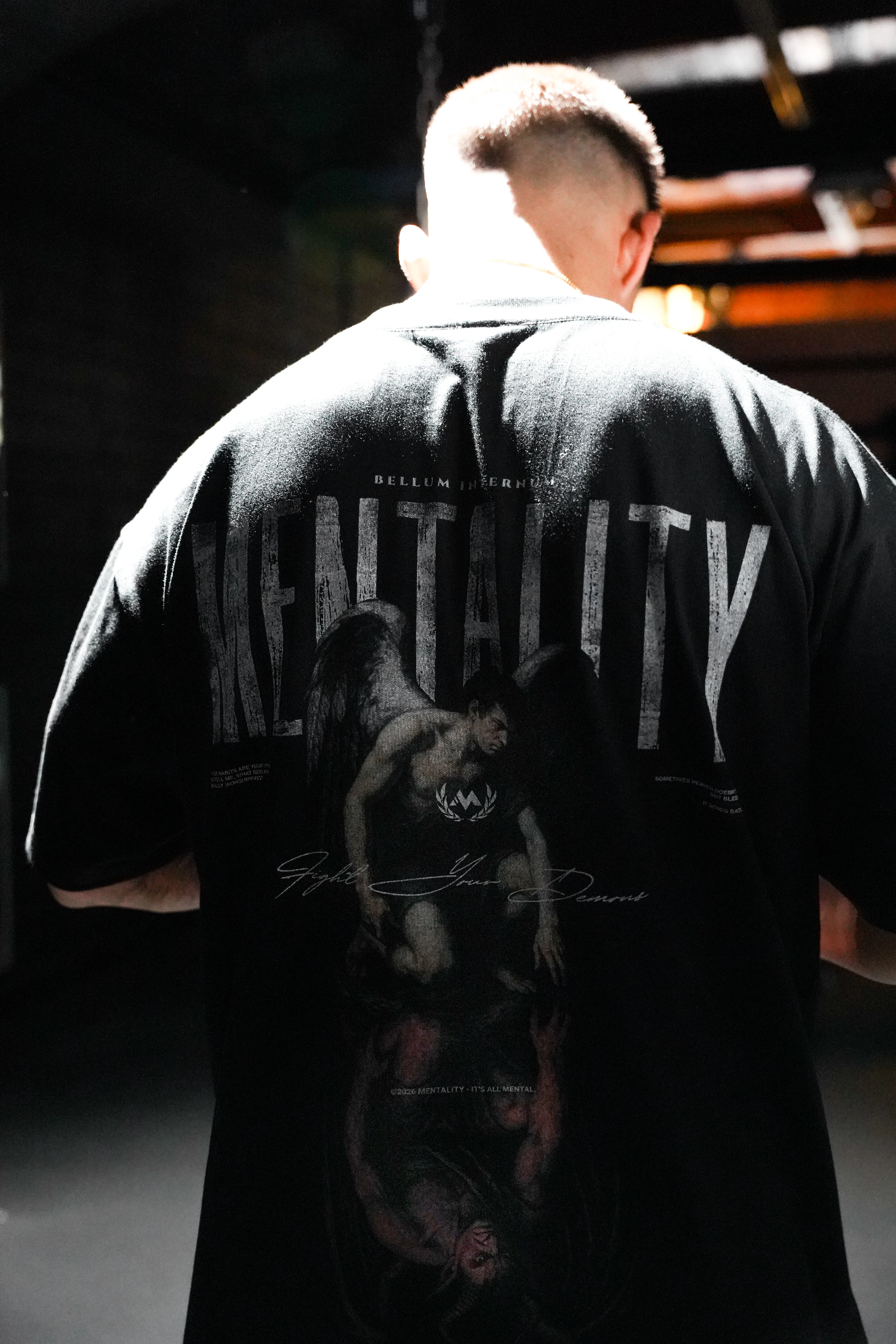'BELLUM INTERNUM' TEE - BLACK - Image 4