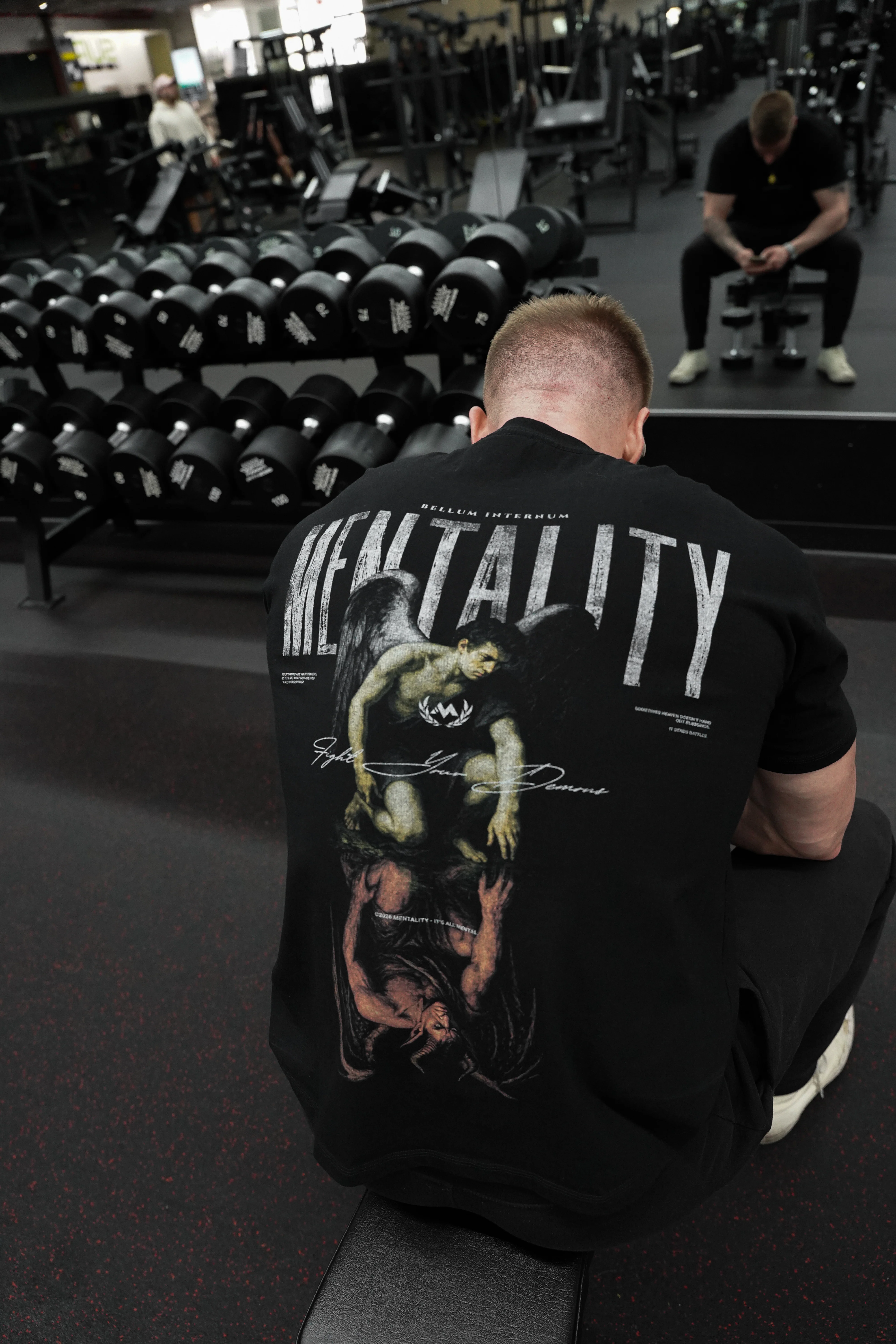 'BELLUM INTERNUM' TEE - BLACK - Image 7