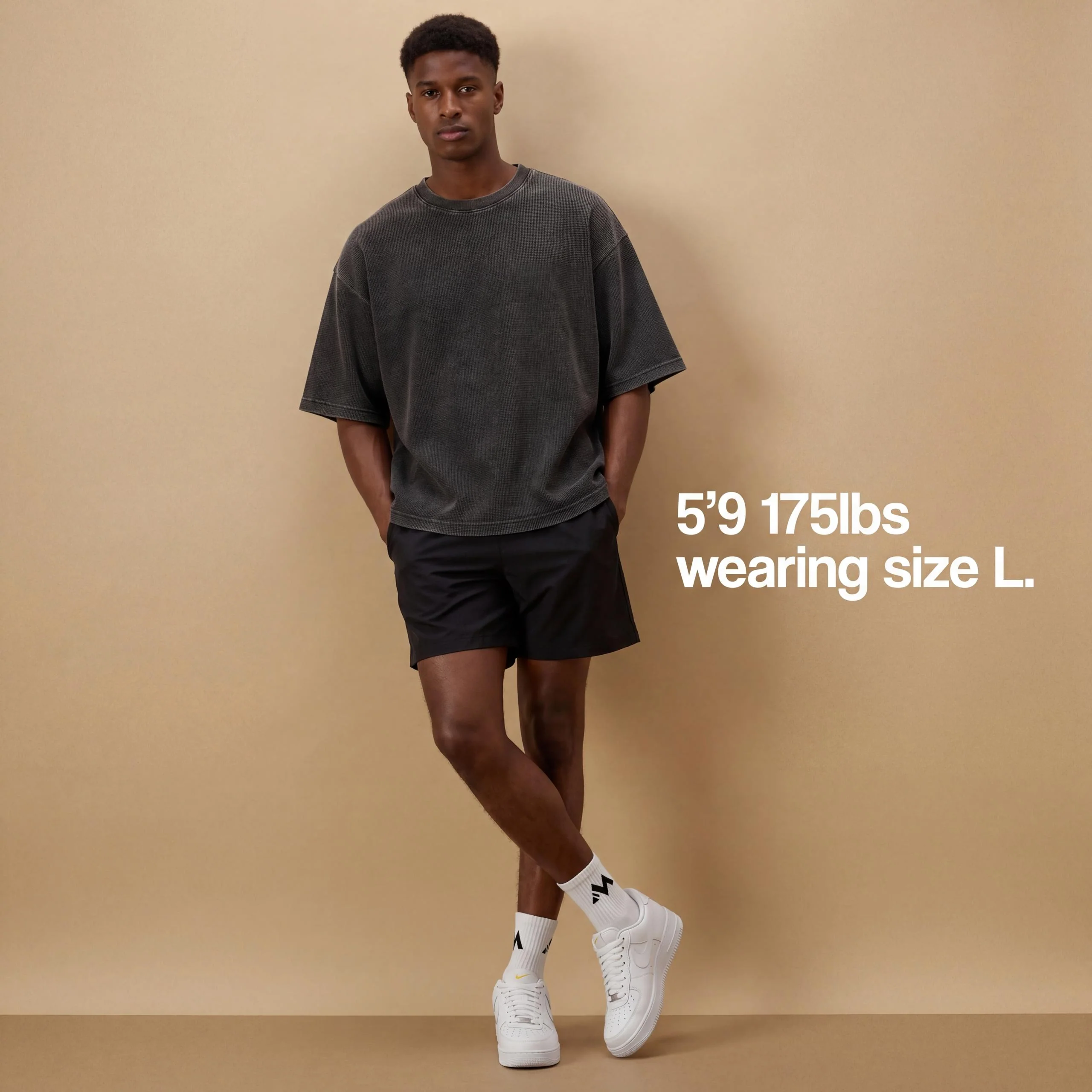 EVERYDAY WAFFLE TEE ( BLANK ) - Image 9