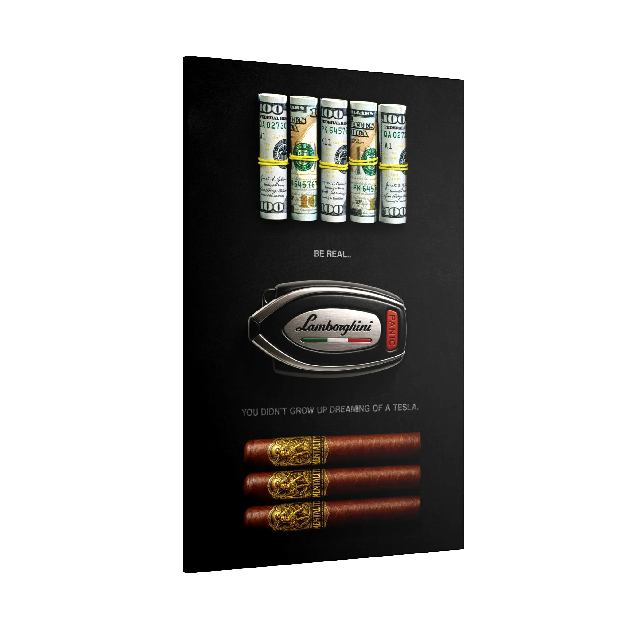 Cars & Cigars : Lamborghini Canvas - Image 4