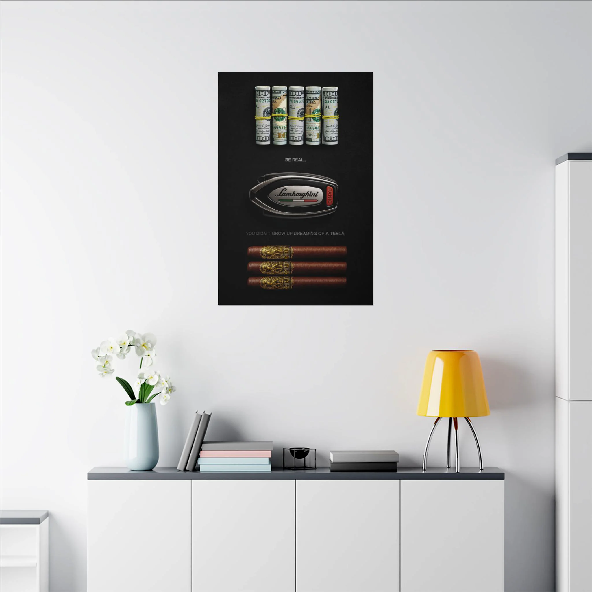 Cars & Cigars : Lamborghini Canvas - Image 5