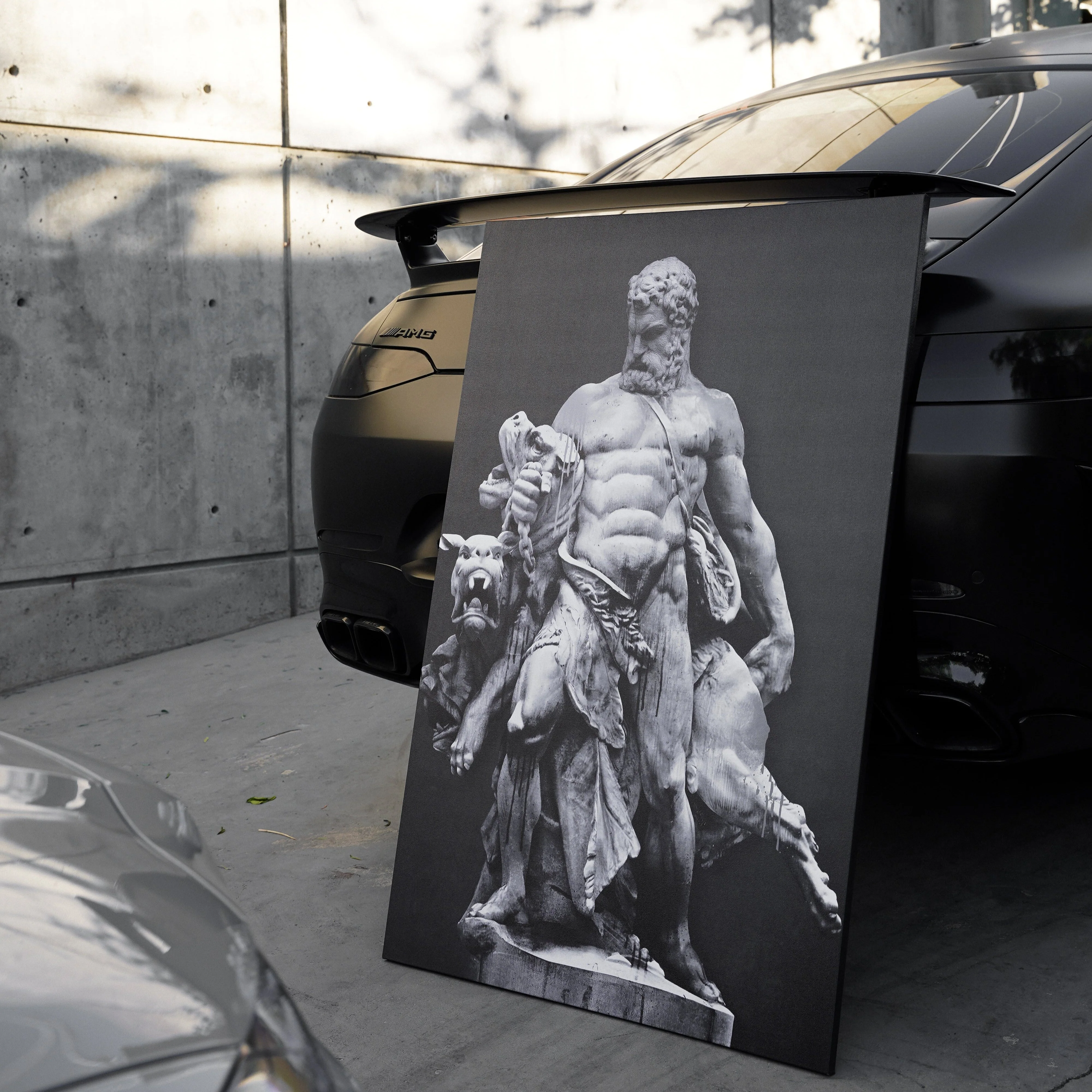 CLASSIC 'HERCULES VS CERBERUS' Canvas - Image 3