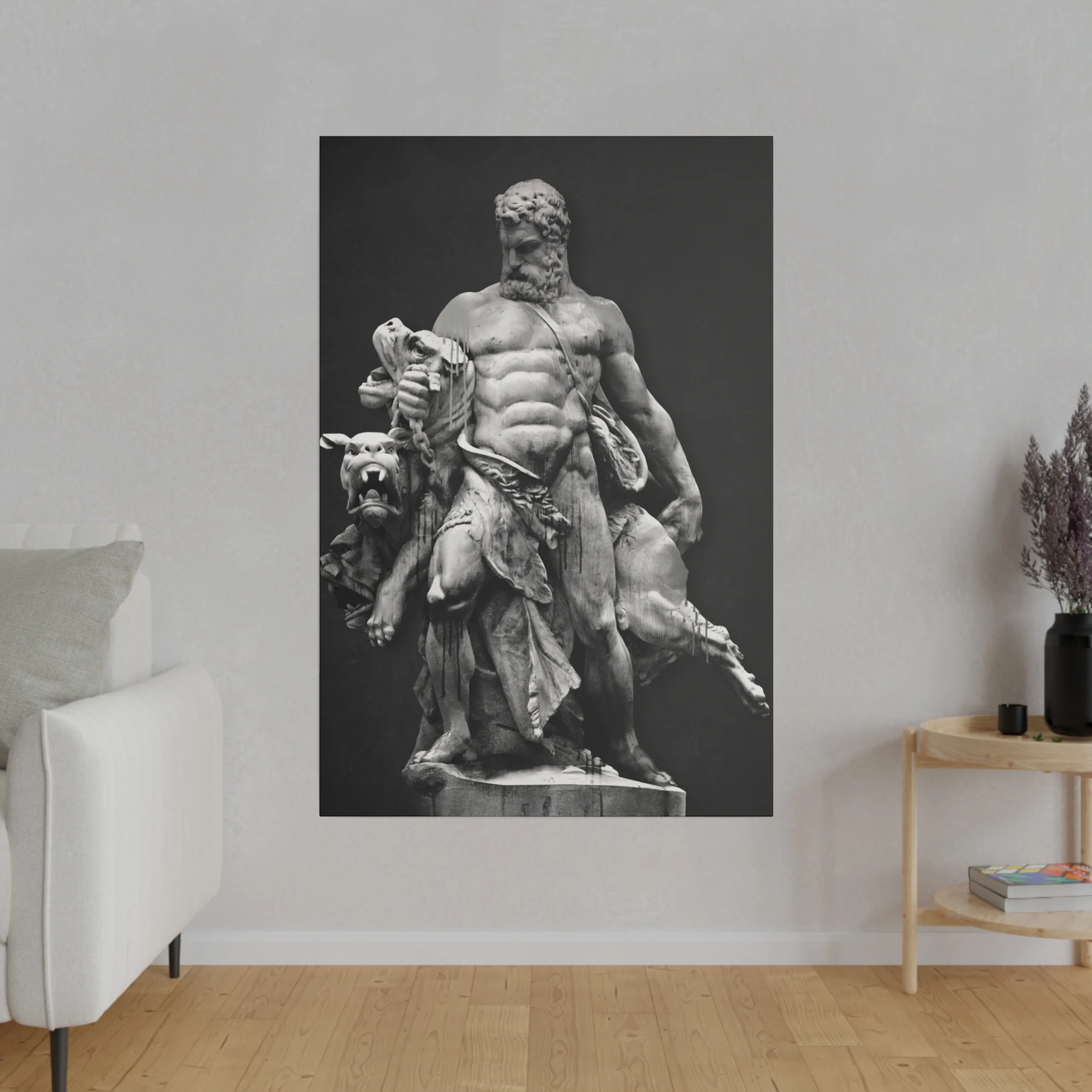 CLASSIC 'HERCULES VS CERBERUS' Canvas - Image 5