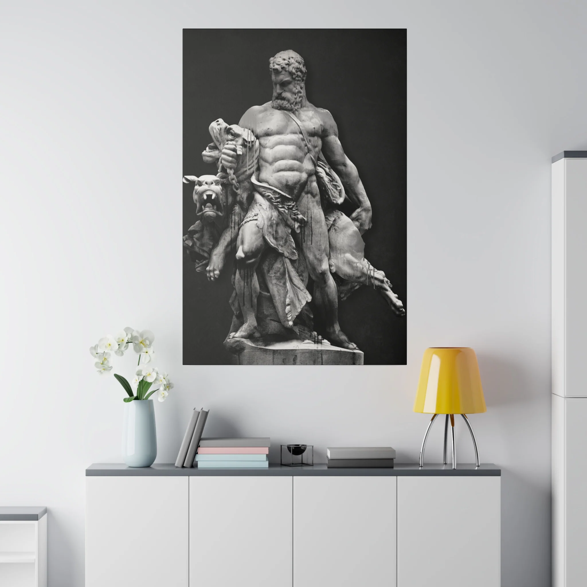 CLASSIC 'HERCULES VS CERBERUS' Canvas - Image 6