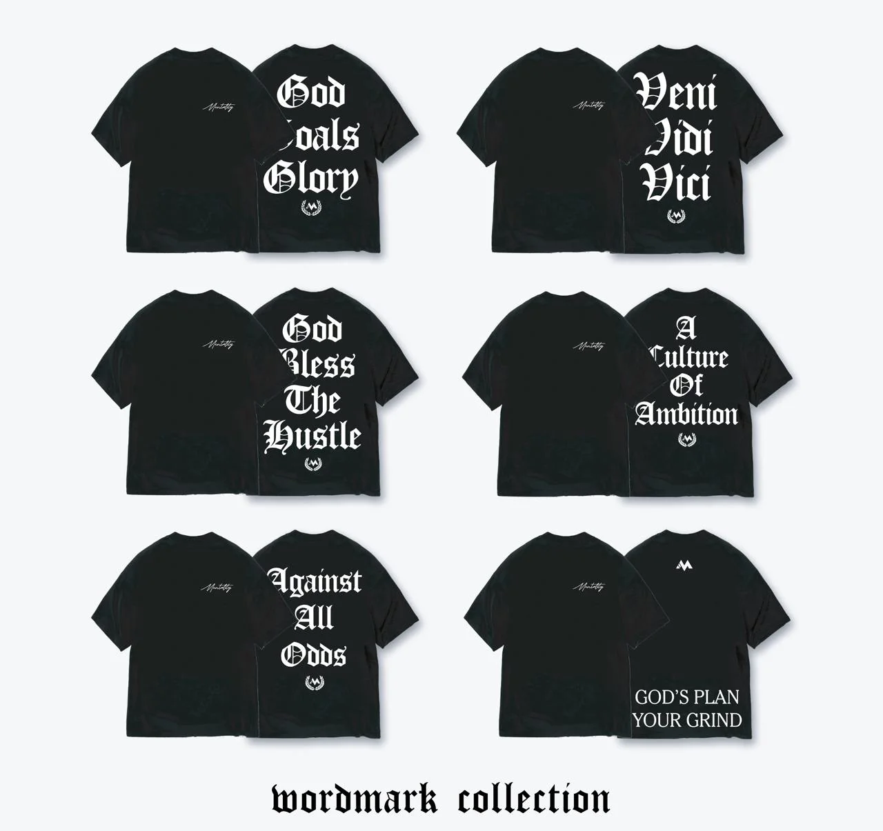 'GOD, GOALS, GLORY' WORDMARK TEE - Image 6