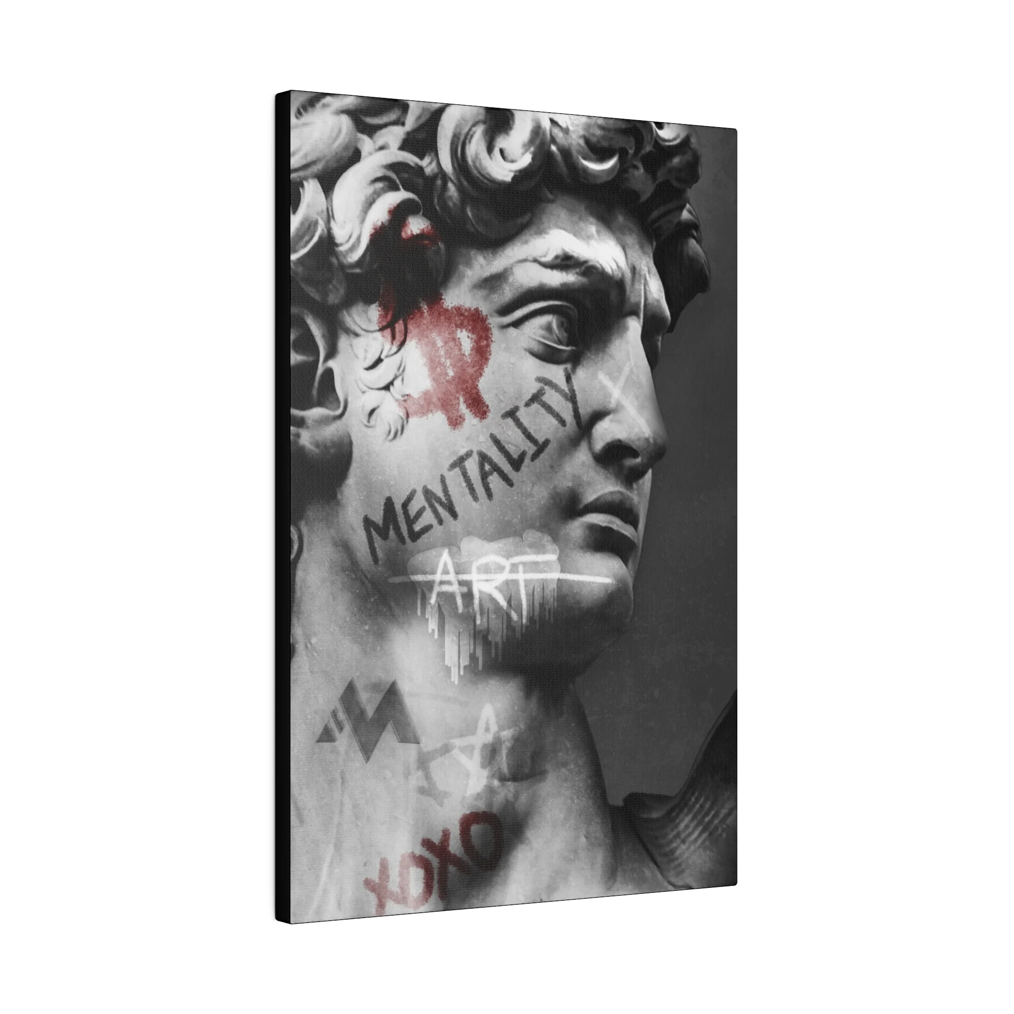 GRAFFITI - 'Statue of David' Graffiti Canvas - Image 3