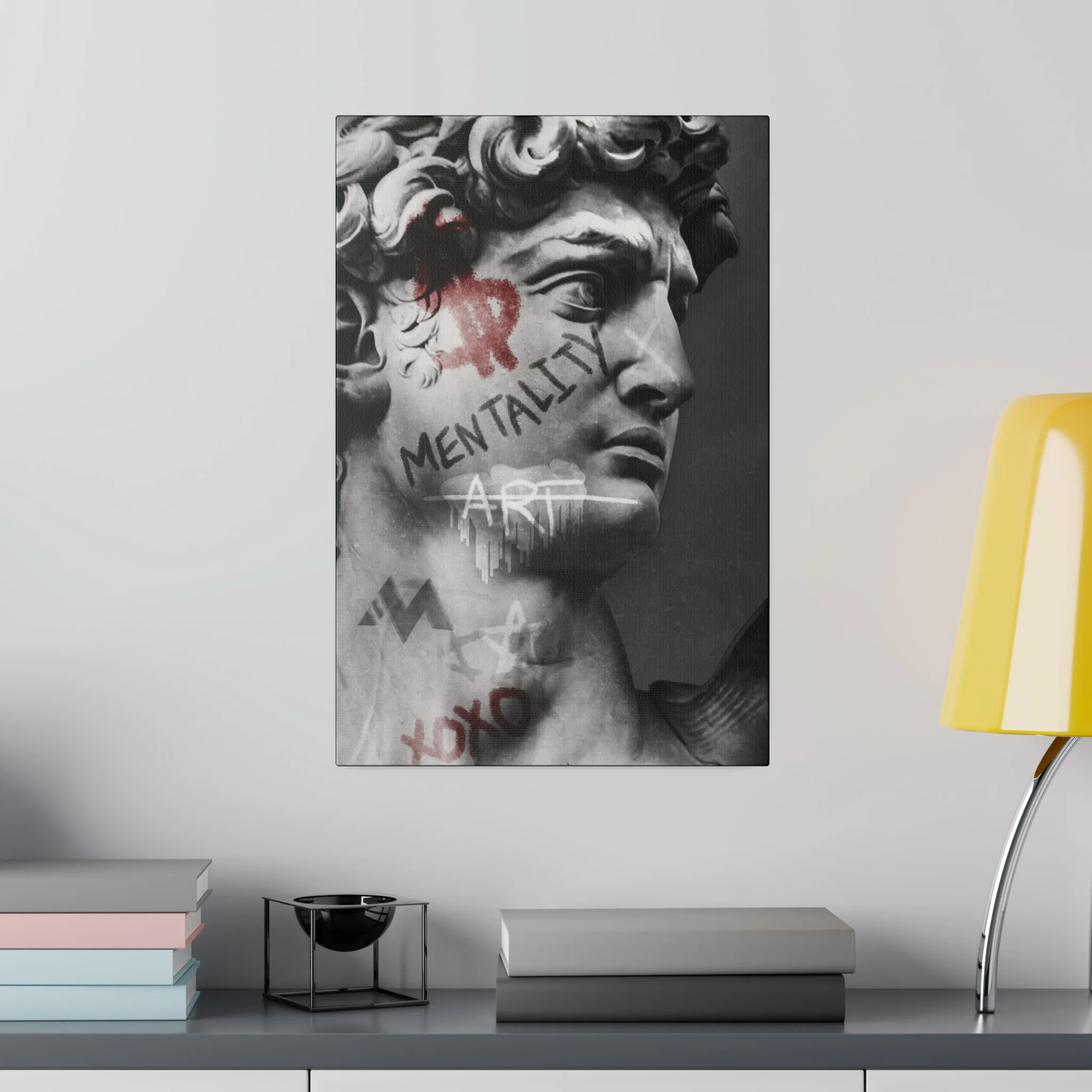 GRAFFITI - 'Statue of David' Graffiti Canvas - Image 4