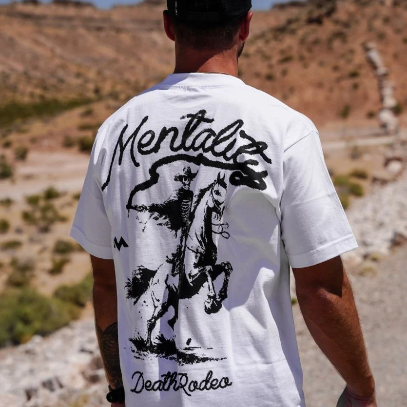 'DEATH RODEO' TEE - WHITE - Image 2