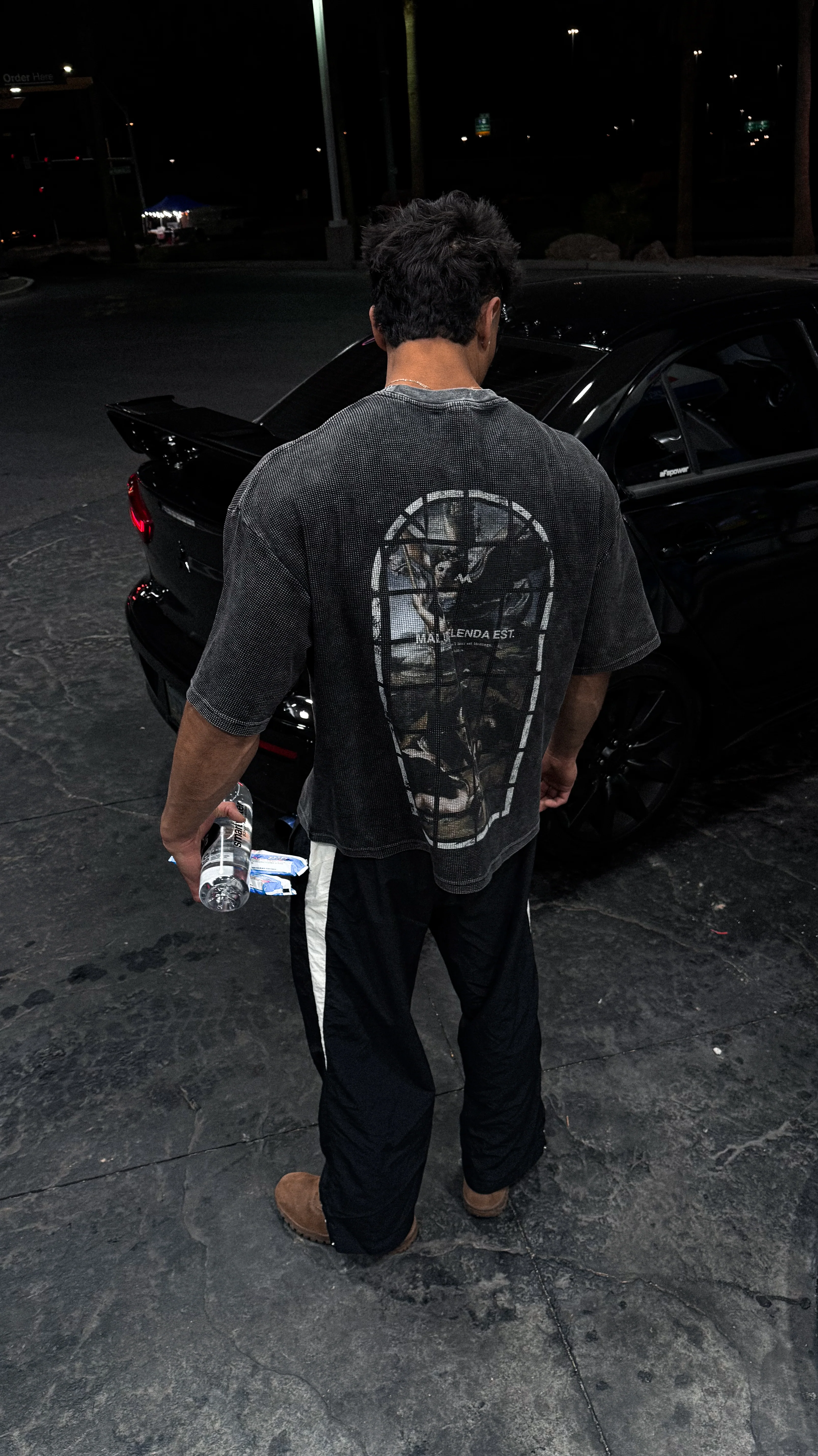 DELENDA VINTAGE WAFFLE TEE - Image 3