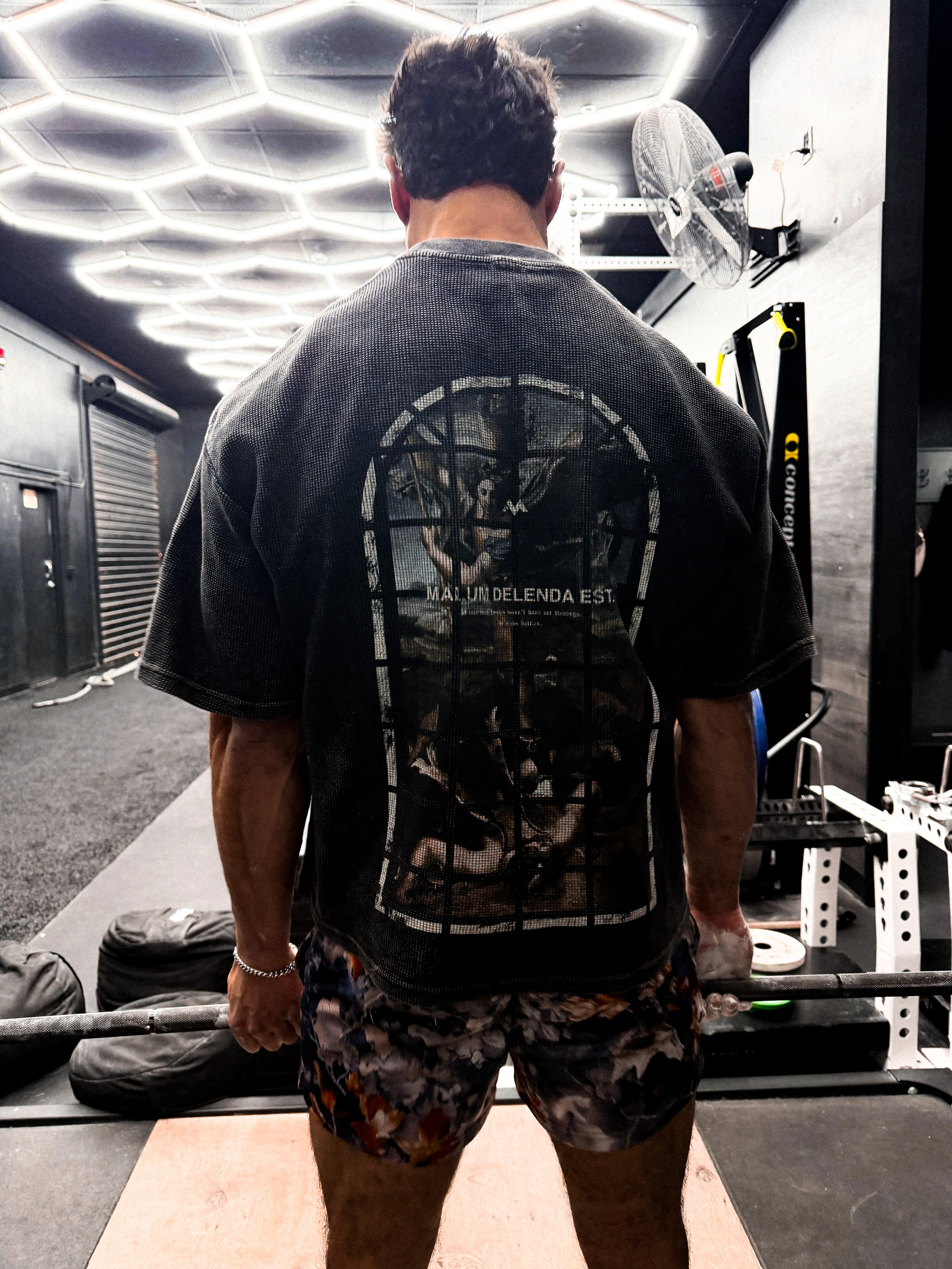 DELENDA VINTAGE WAFFLE TEE - Image 5
