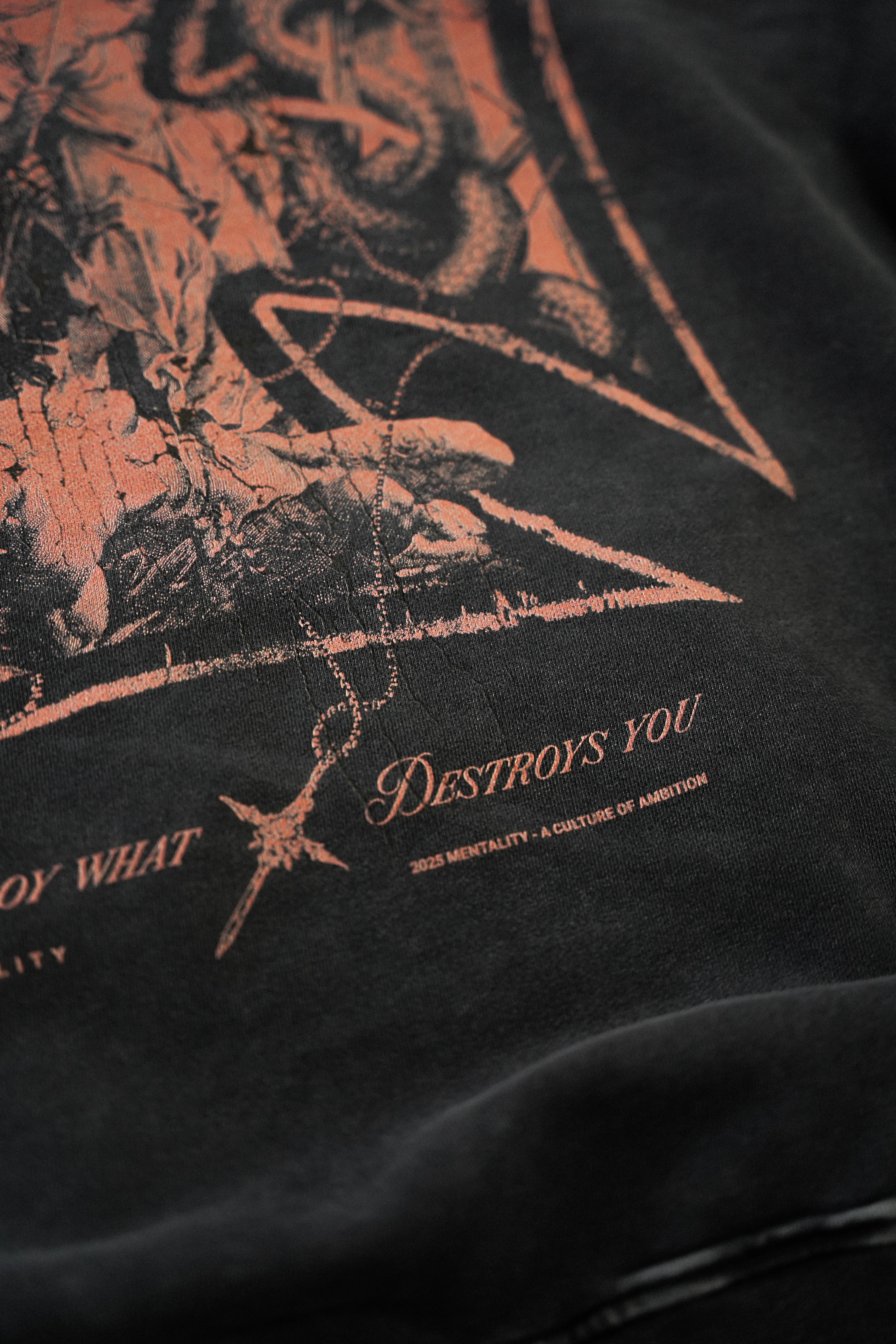 'DESTROY EVIL' HOODIE - VINTAGE - Image 7