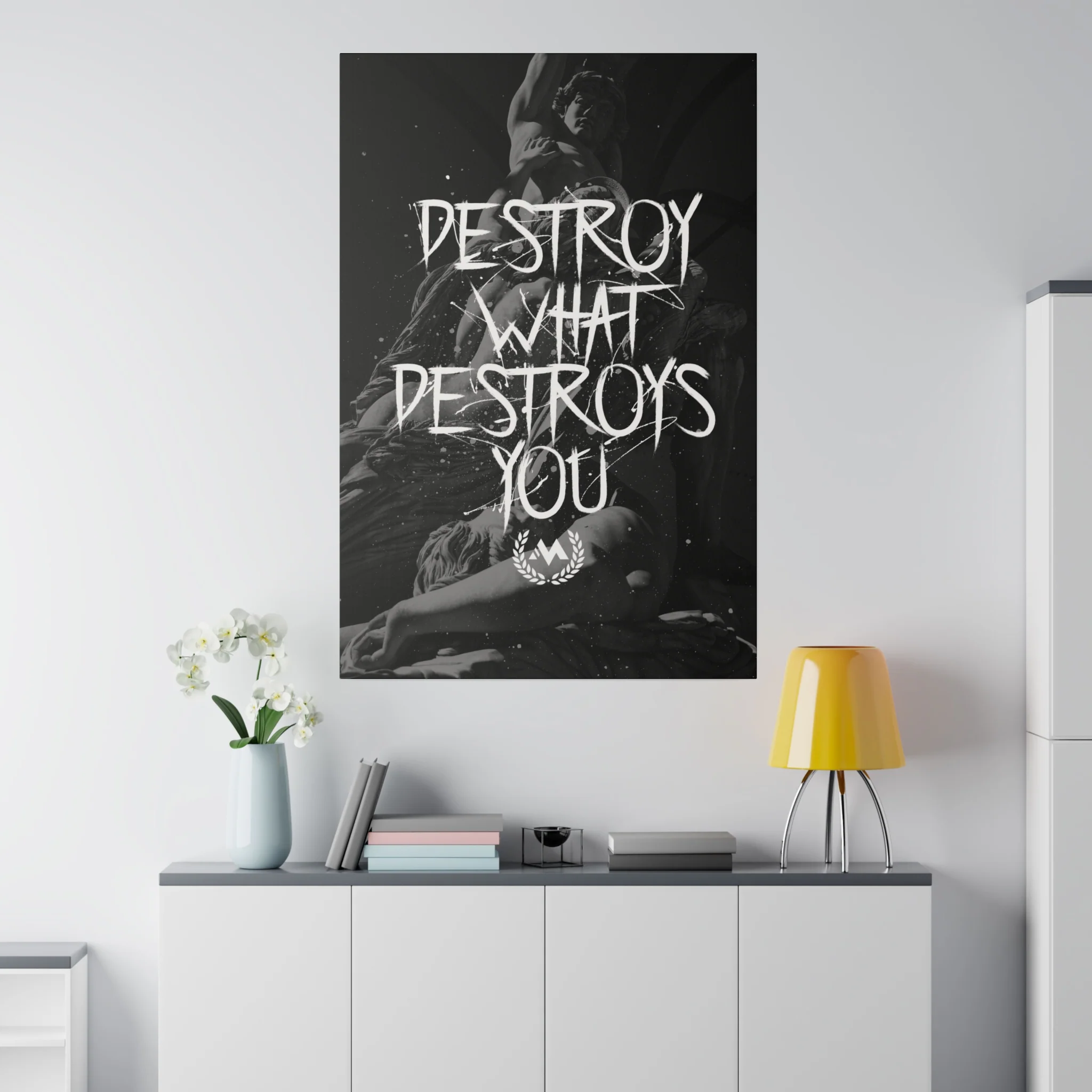 DESTROY WHAT DESTROYS YOU - Canvas - Image 4