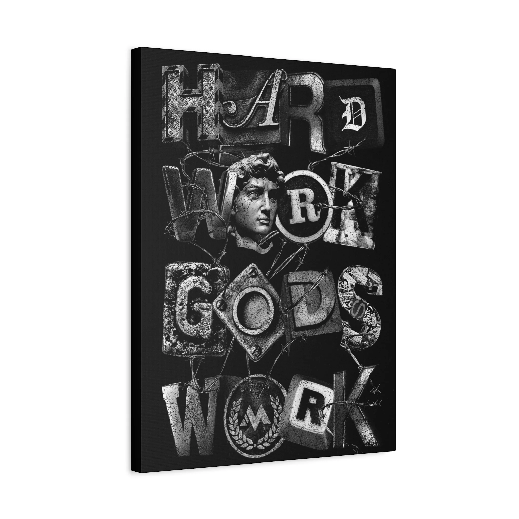 HARD WORK, GOD'S WORK CANVAS - Image 2