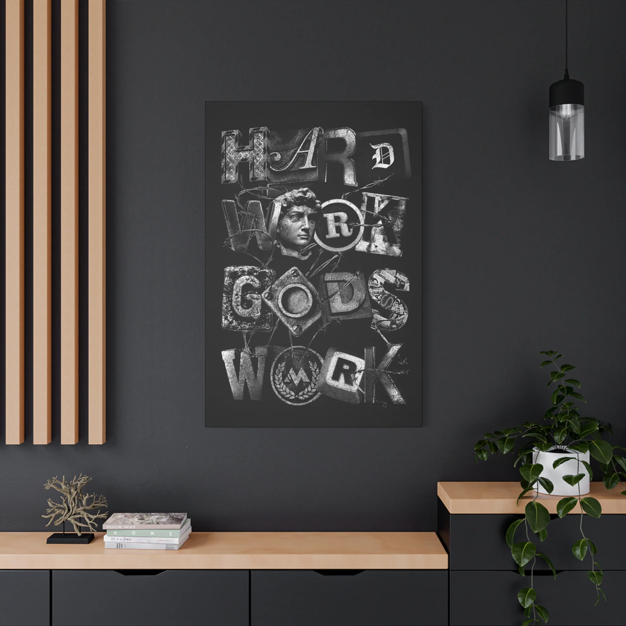 HARD WORK, GOD'S WORK CANVAS - Image 5
