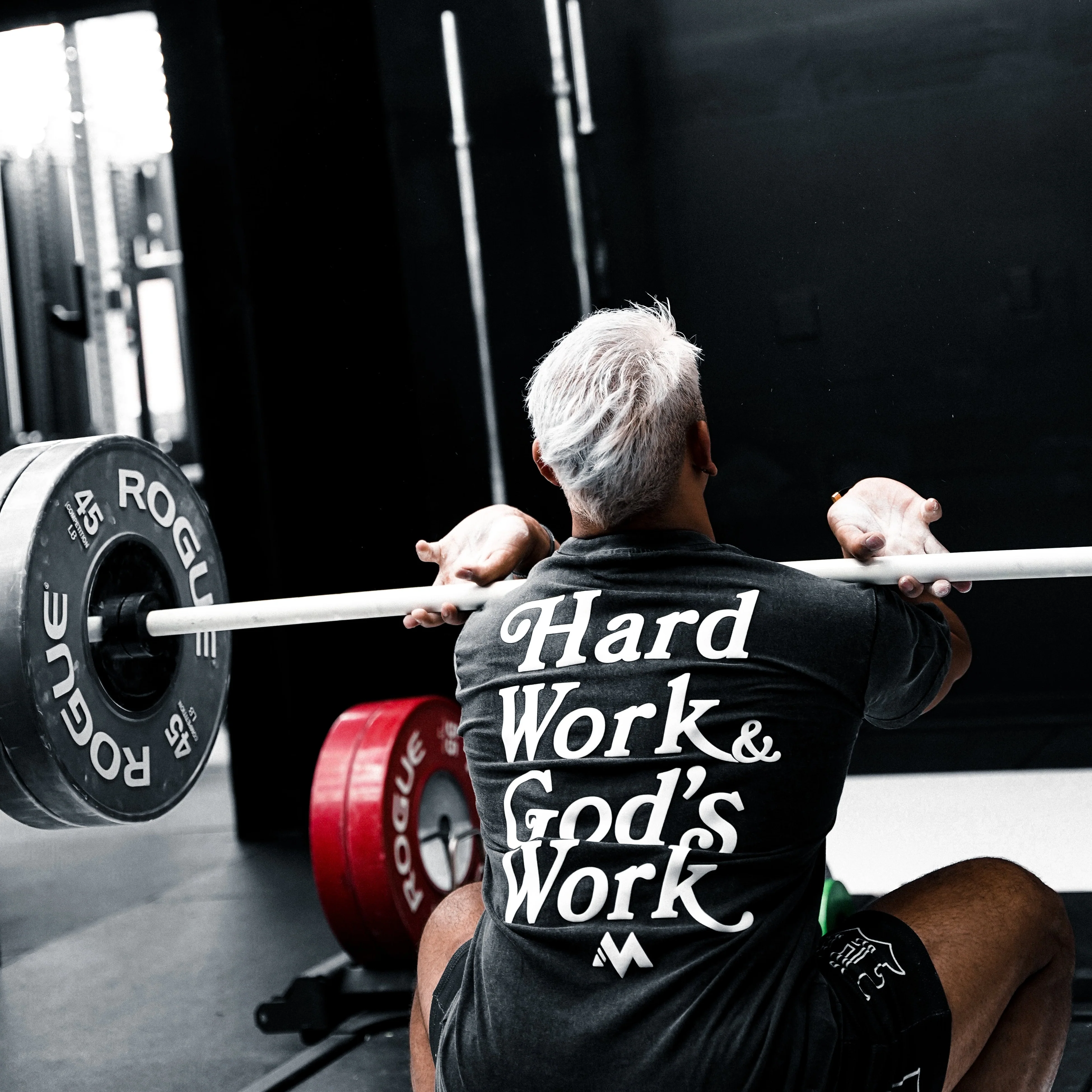 'HARD WORK & GOD'S WORK' TEE - VINTAGE - Image 5