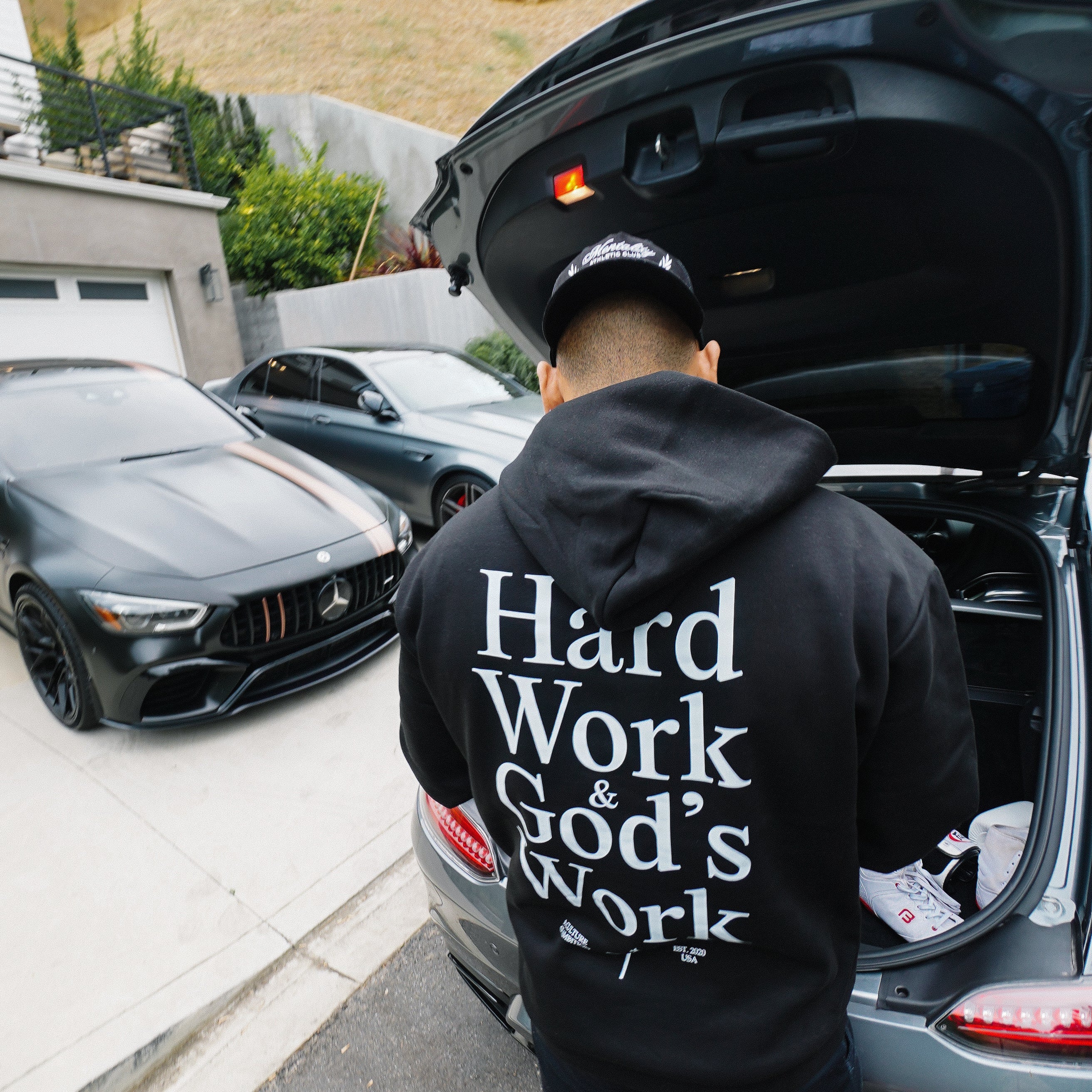 HEAVEN'S WILL HOODIE - BLACK - Image 4