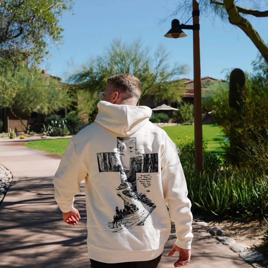 PARADISE TRAIL HOODIE - CREAM - Image 4