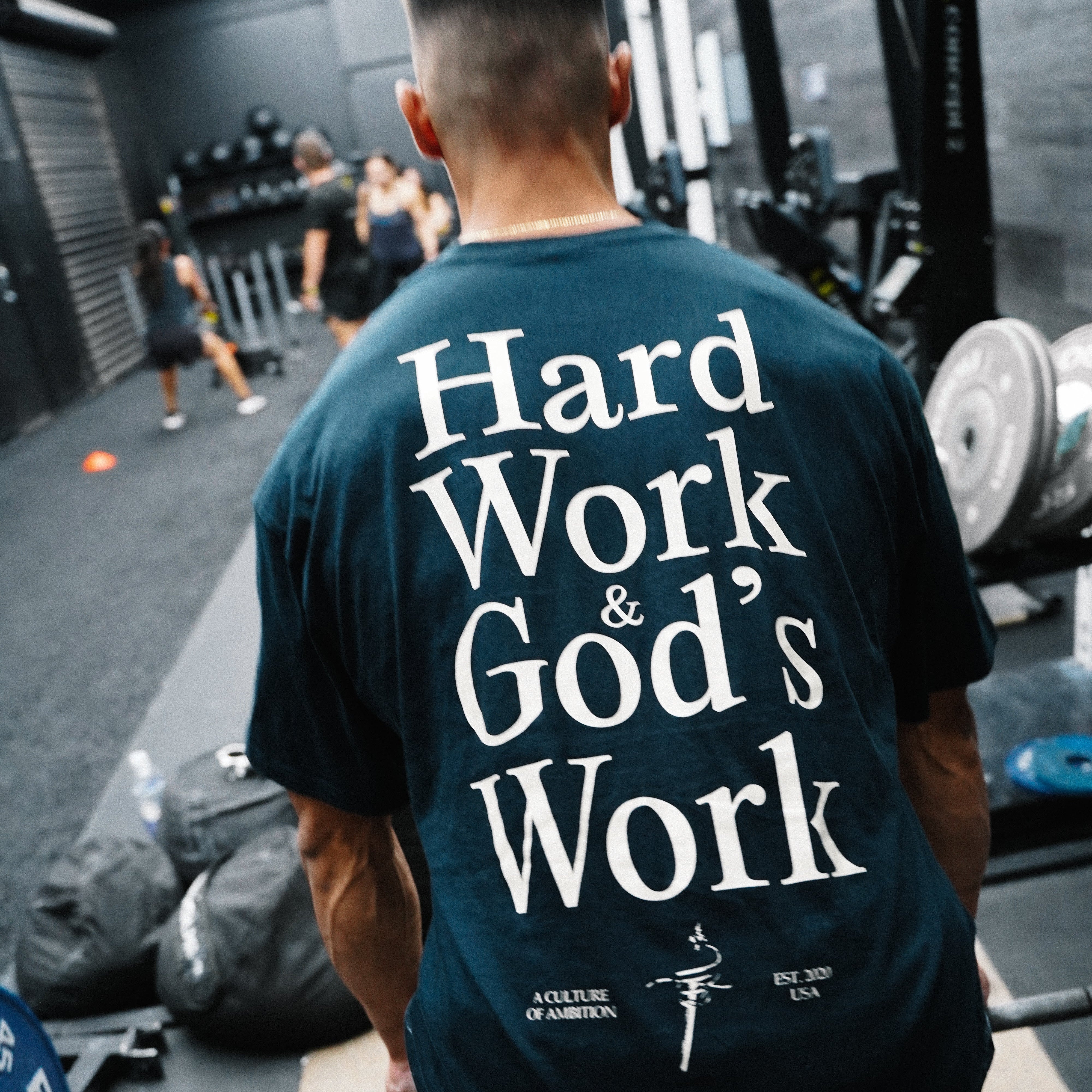 HEAVEN'S WILL TEE - NAVY BLUE - Image 5