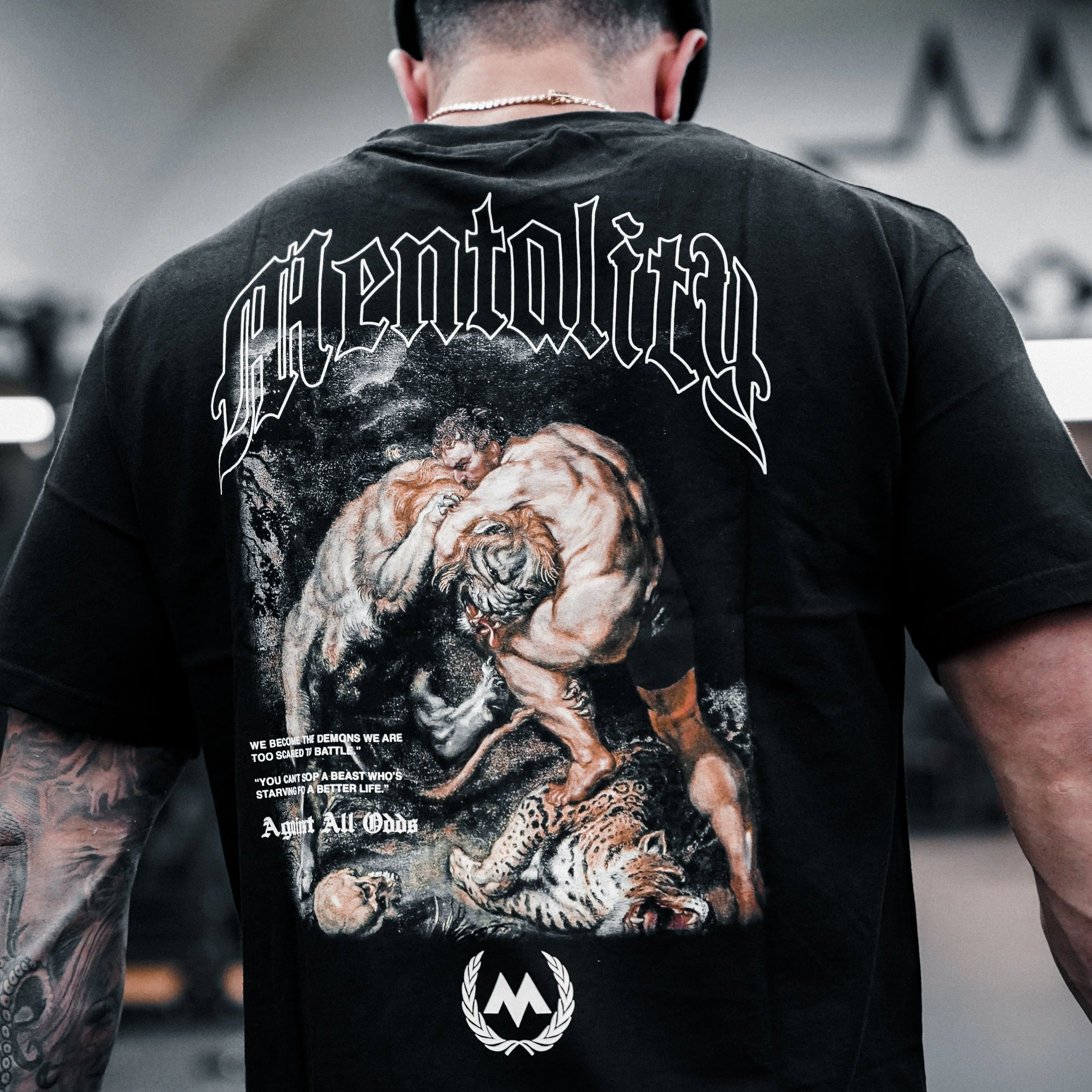 'HERCULES' TEE - BLACK - Image 2