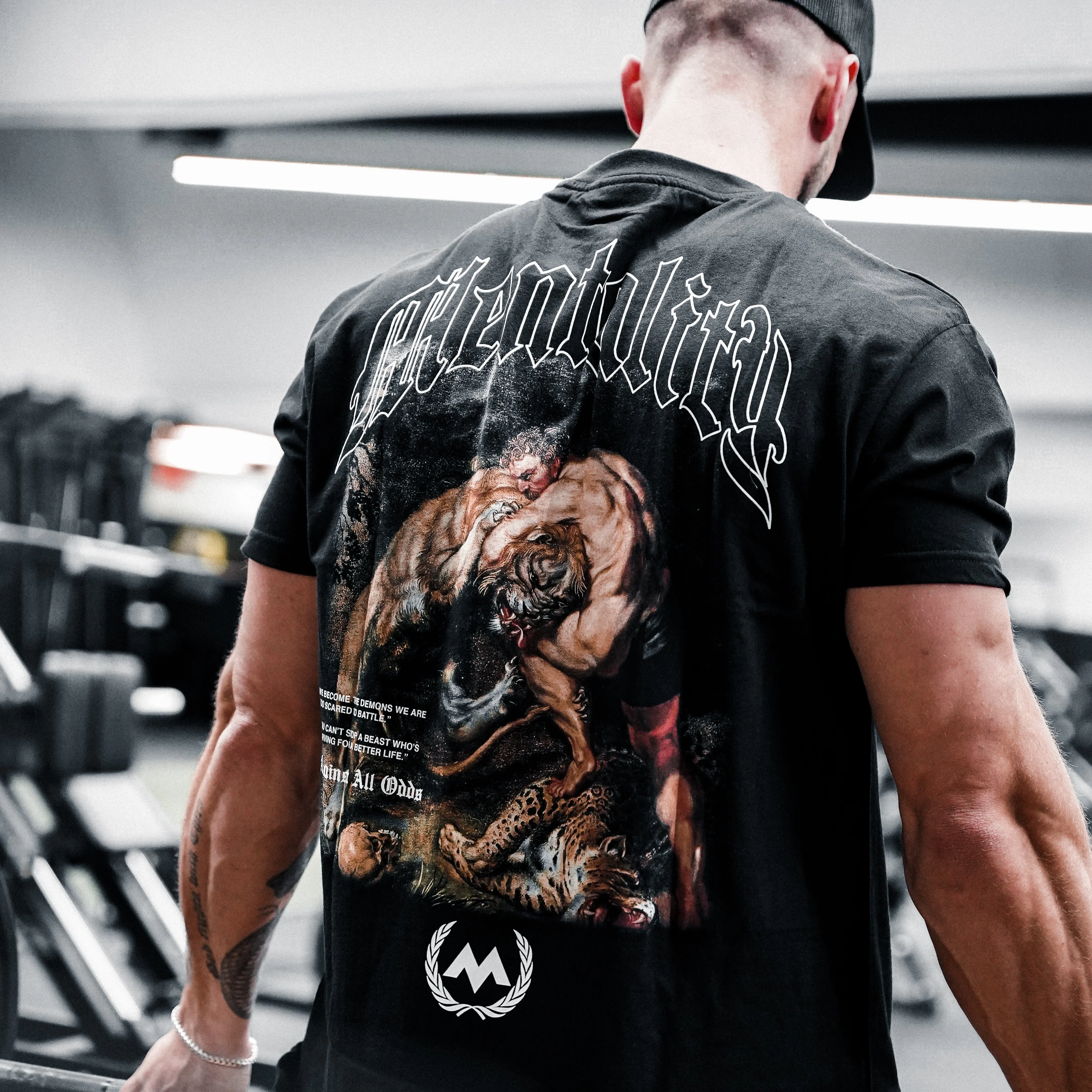 'HERCULES' TEE - BLACK - Image 4