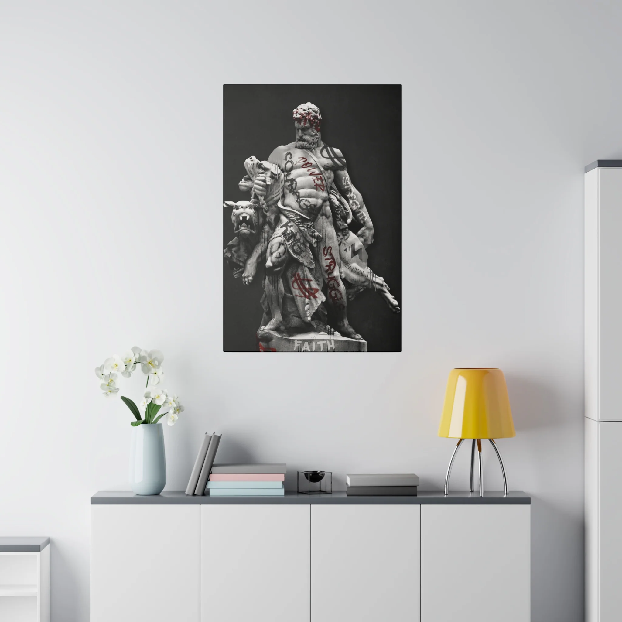 'HERCULES VS. CERBERUS' Canvas - Image 4