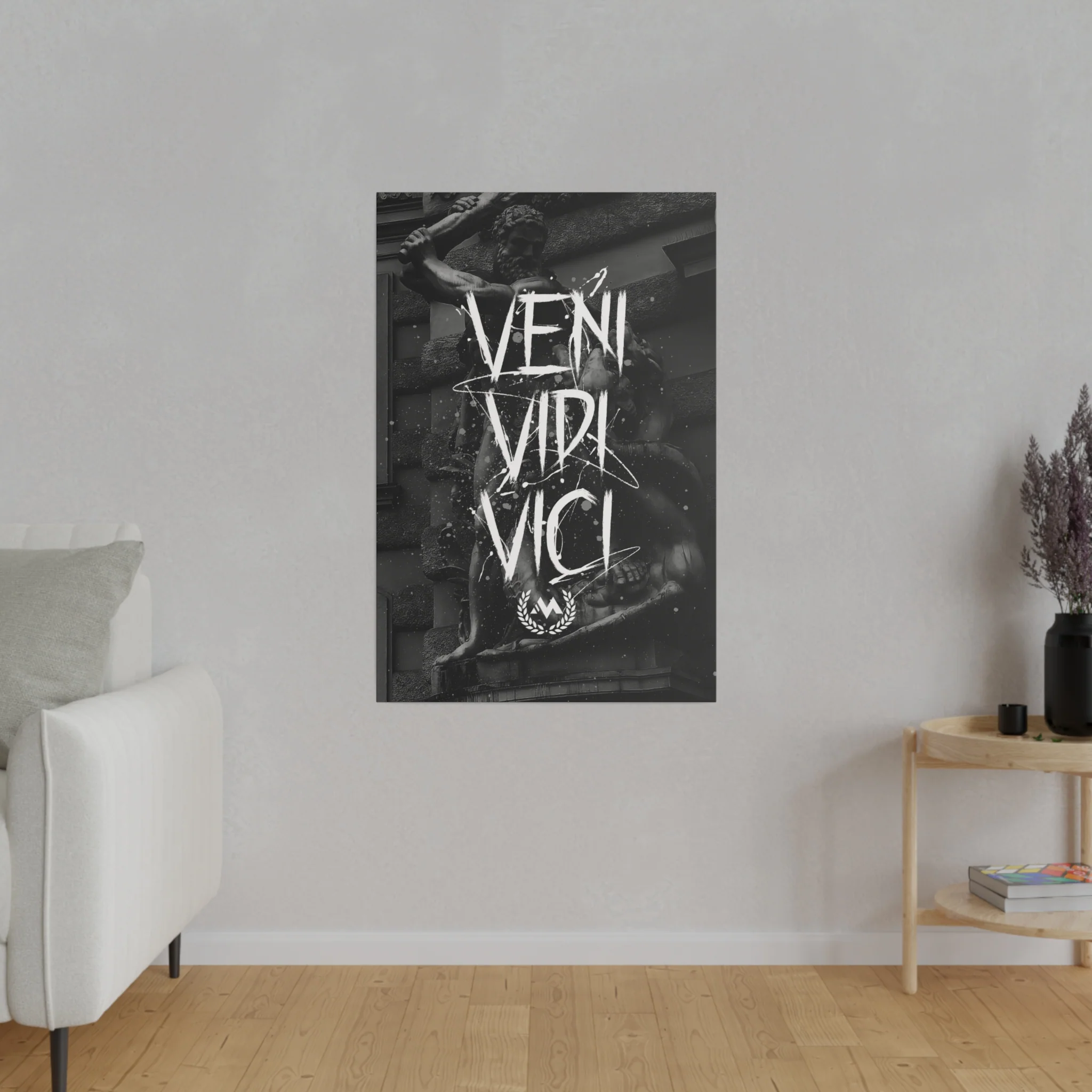 'VENI VIDI VICI' Canvas - Image 3