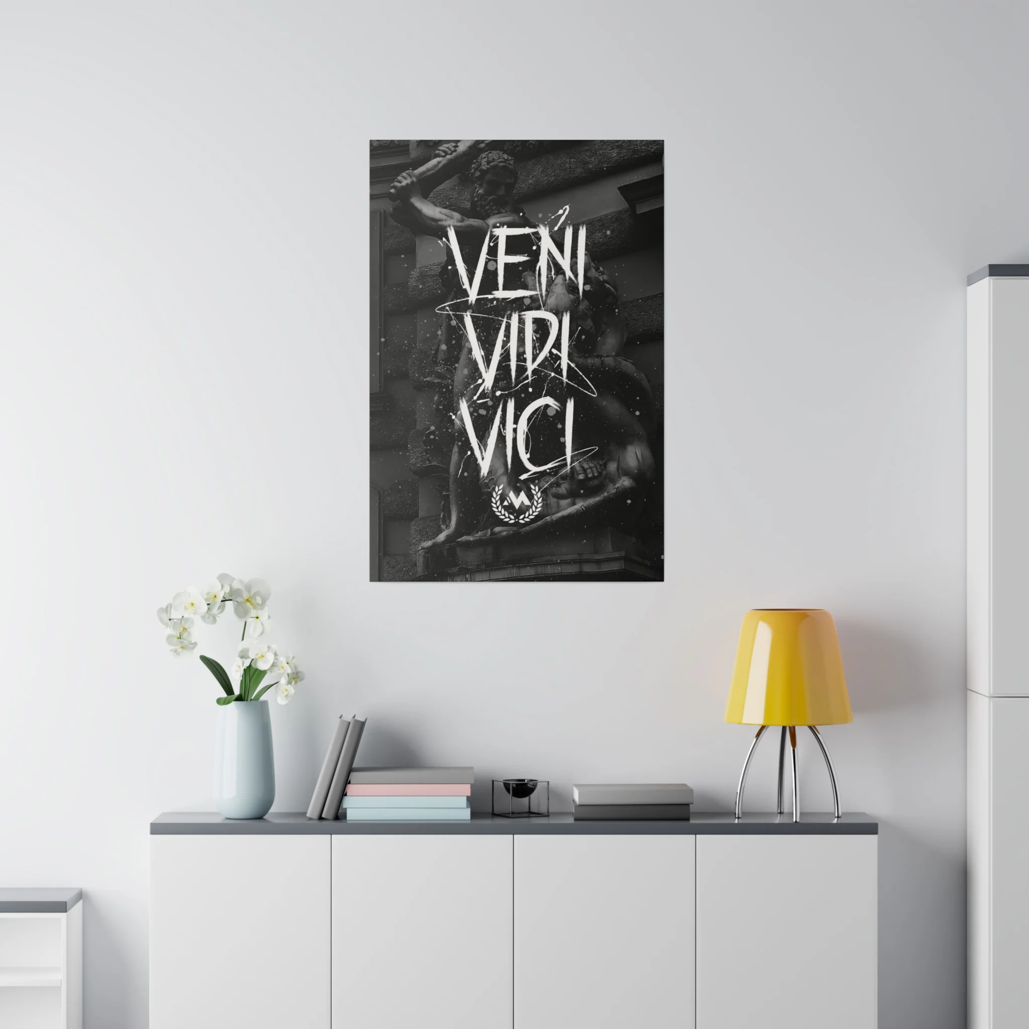 'VENI VIDI VICI' Canvas - Image 4