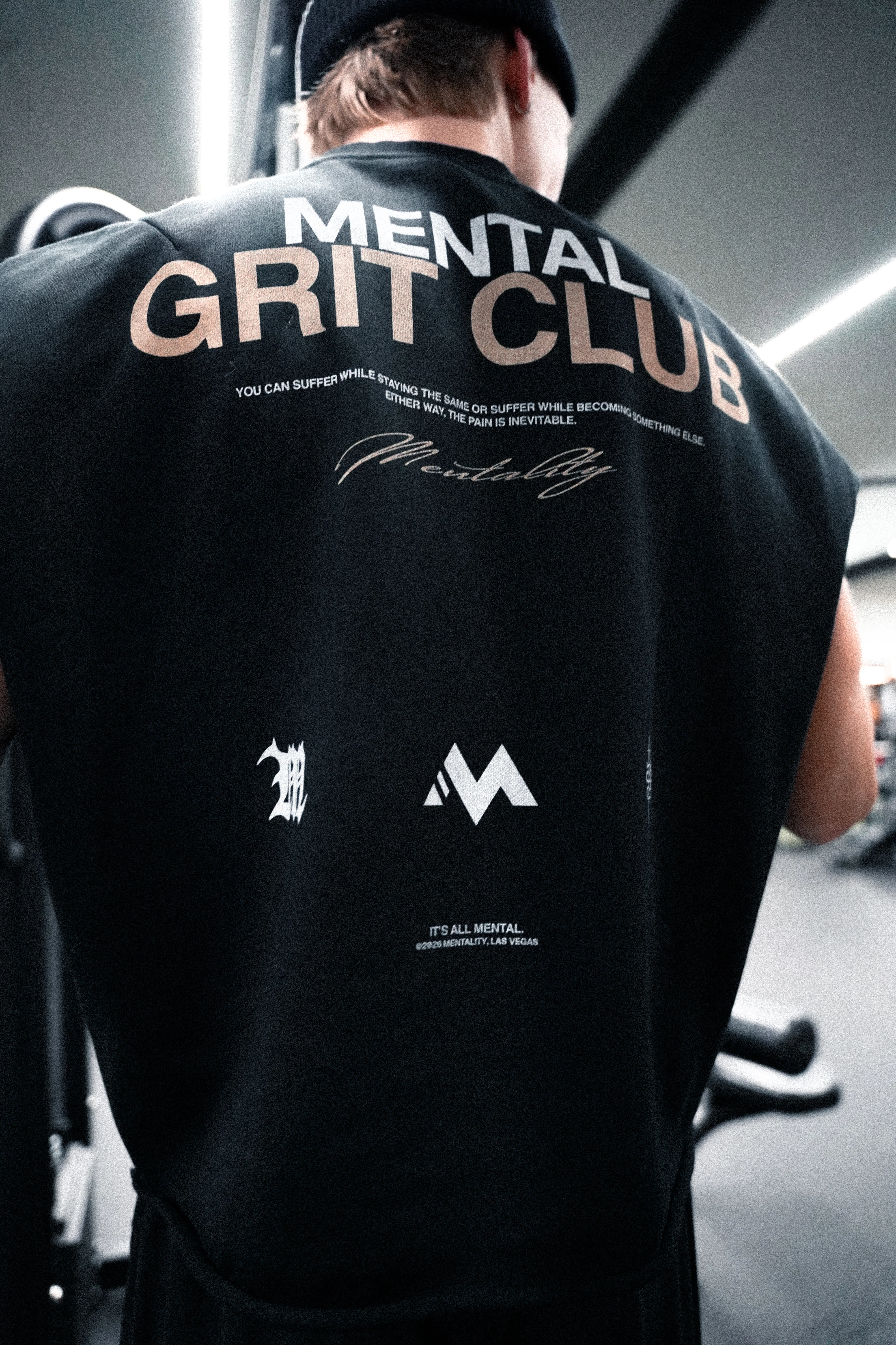 'MENTAL GRIT CLUB' FRENCH TERRY CUT-OFF - Image 5
