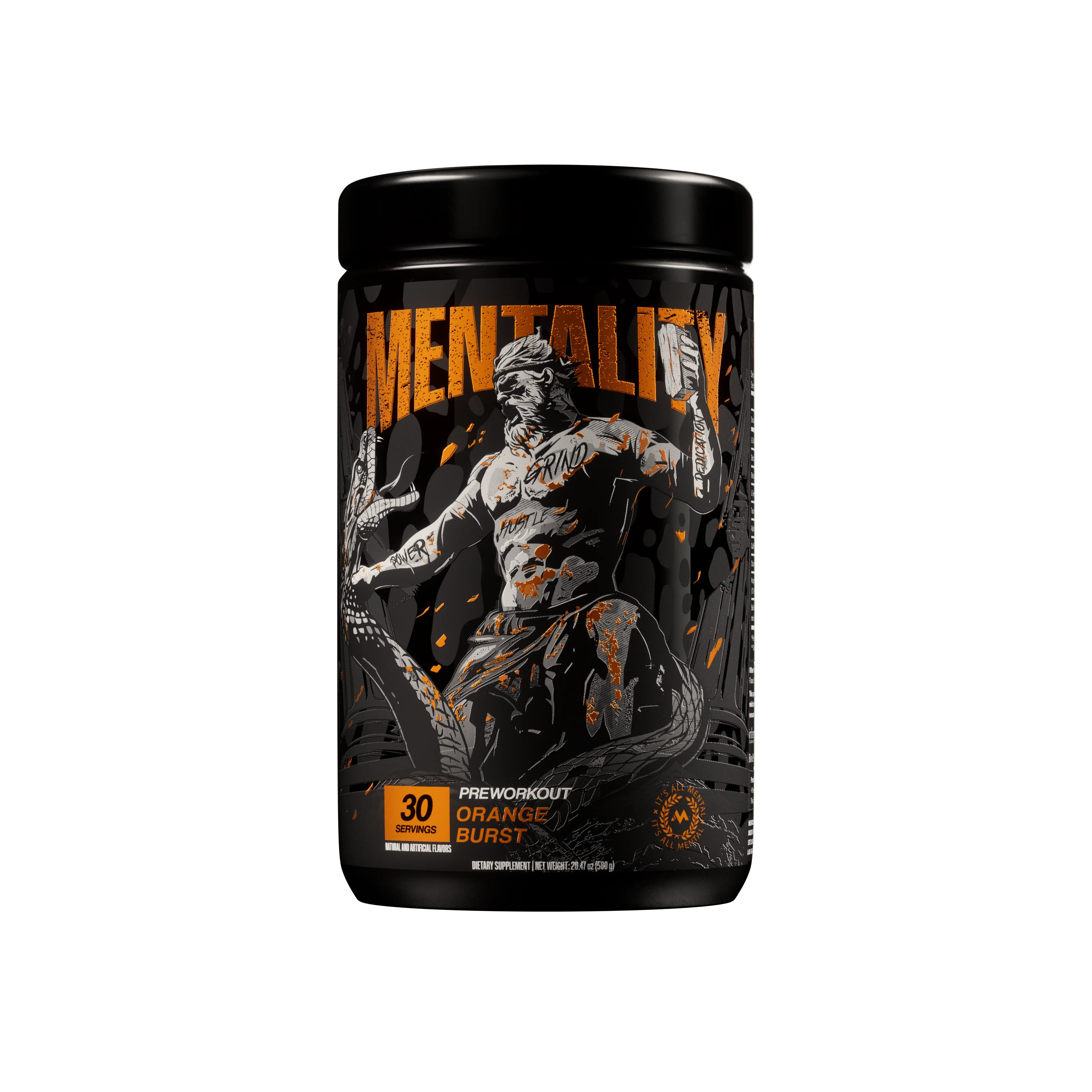 MENTALITY Pre-Workout - Orange Burst - Image 2