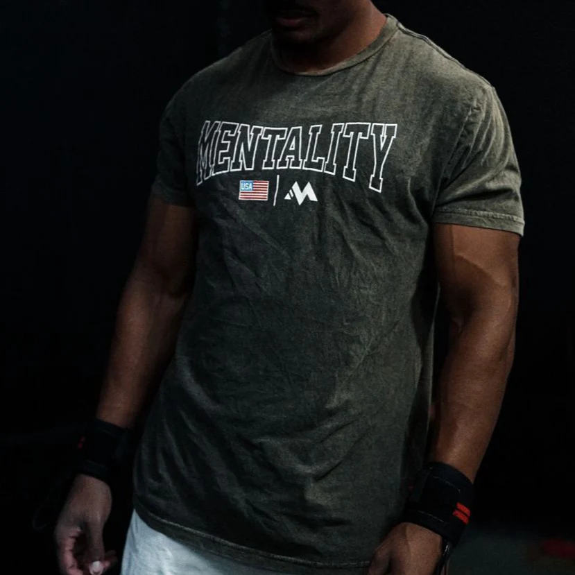 MENTALITY USA TEE - VINTAGE GREEN - Image 2