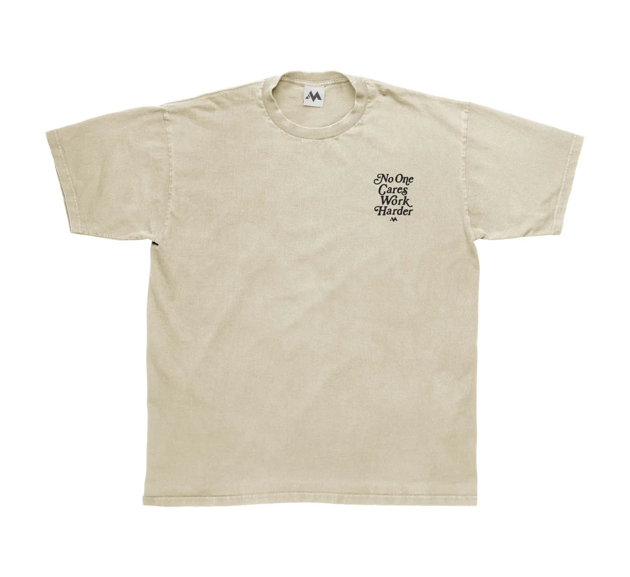 'WORK HARDER' TEE - BONE - Image 2