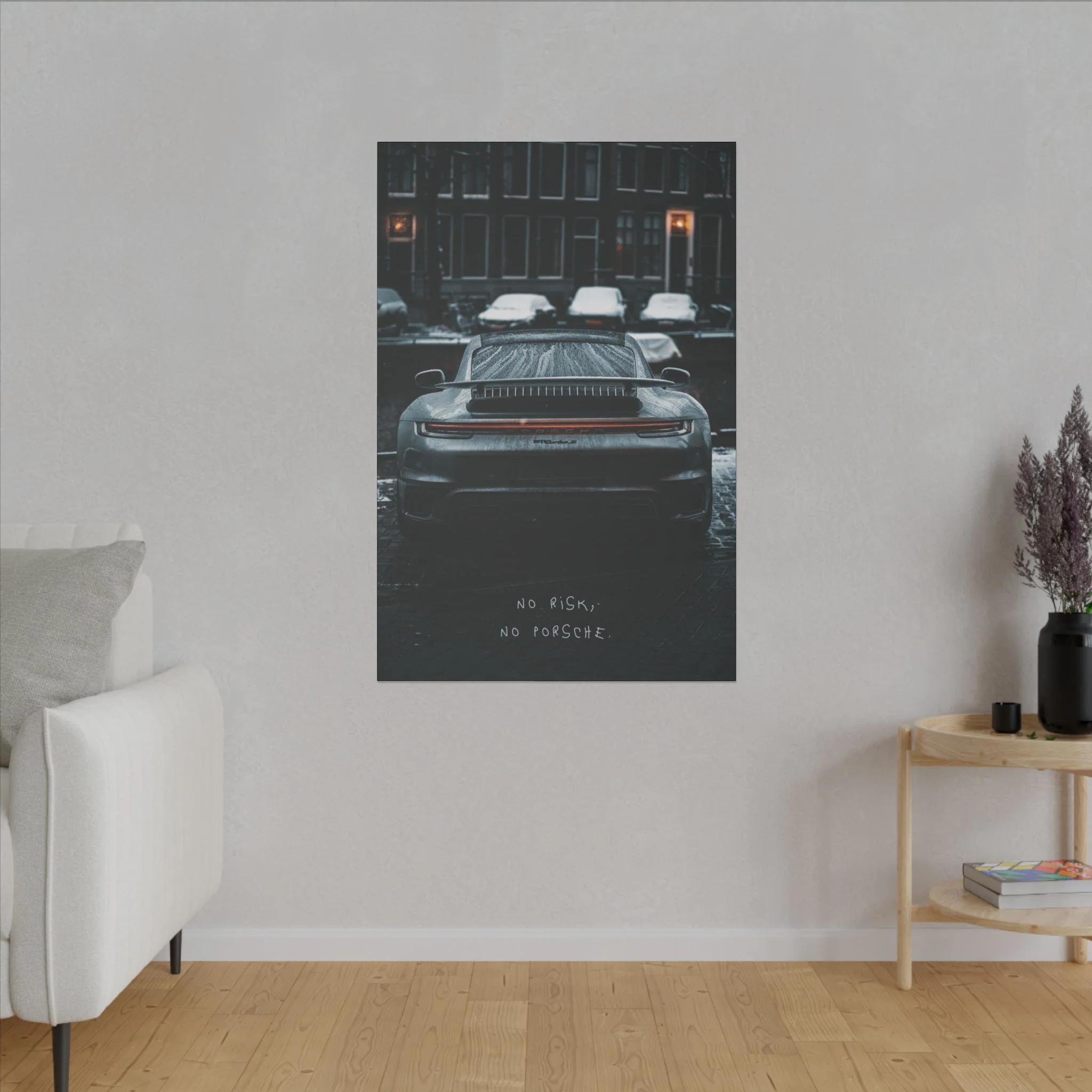 NO RISK, NO PORSCHE Canvas - Image 11