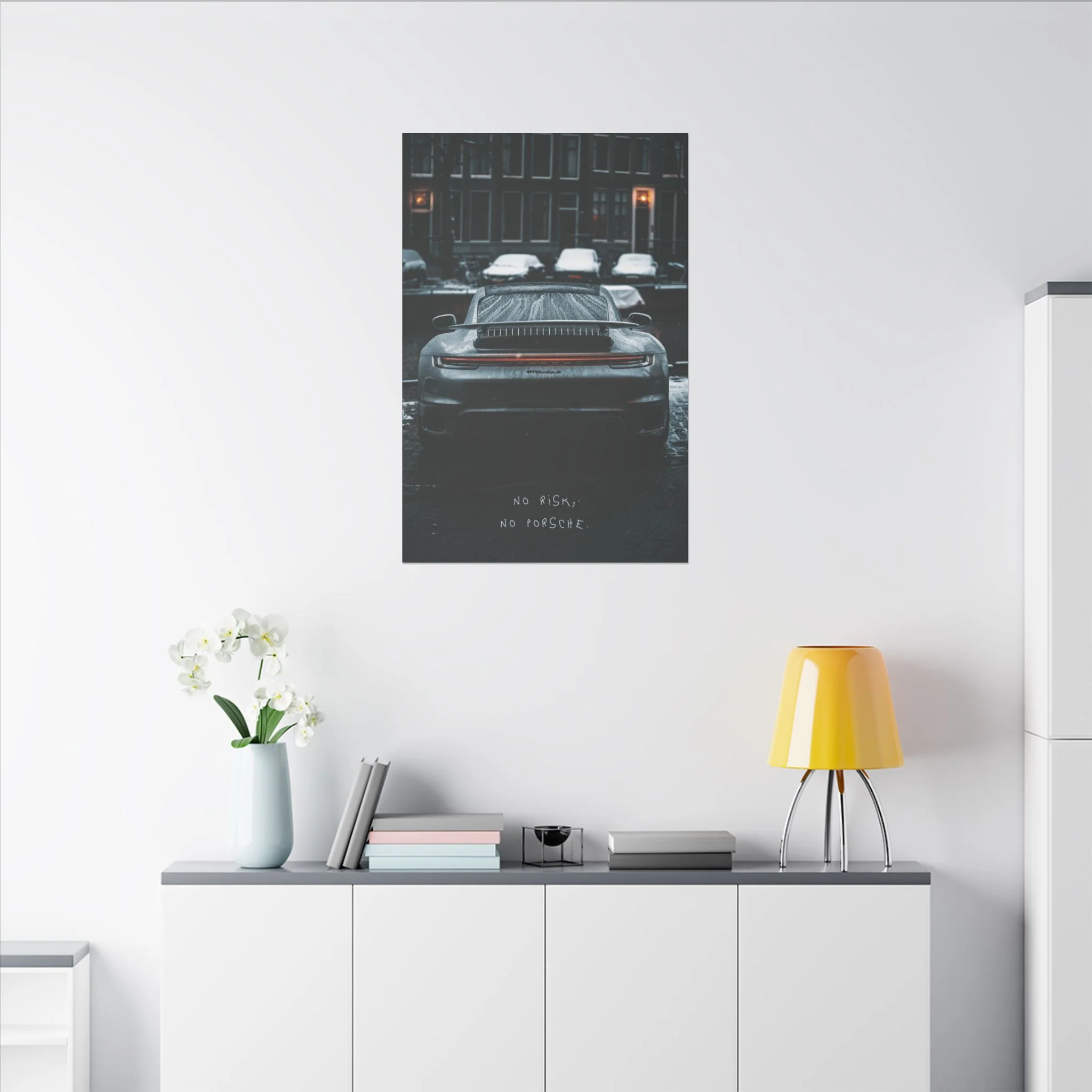 NO RISK, NO PORSCHE Canvas - Image 12