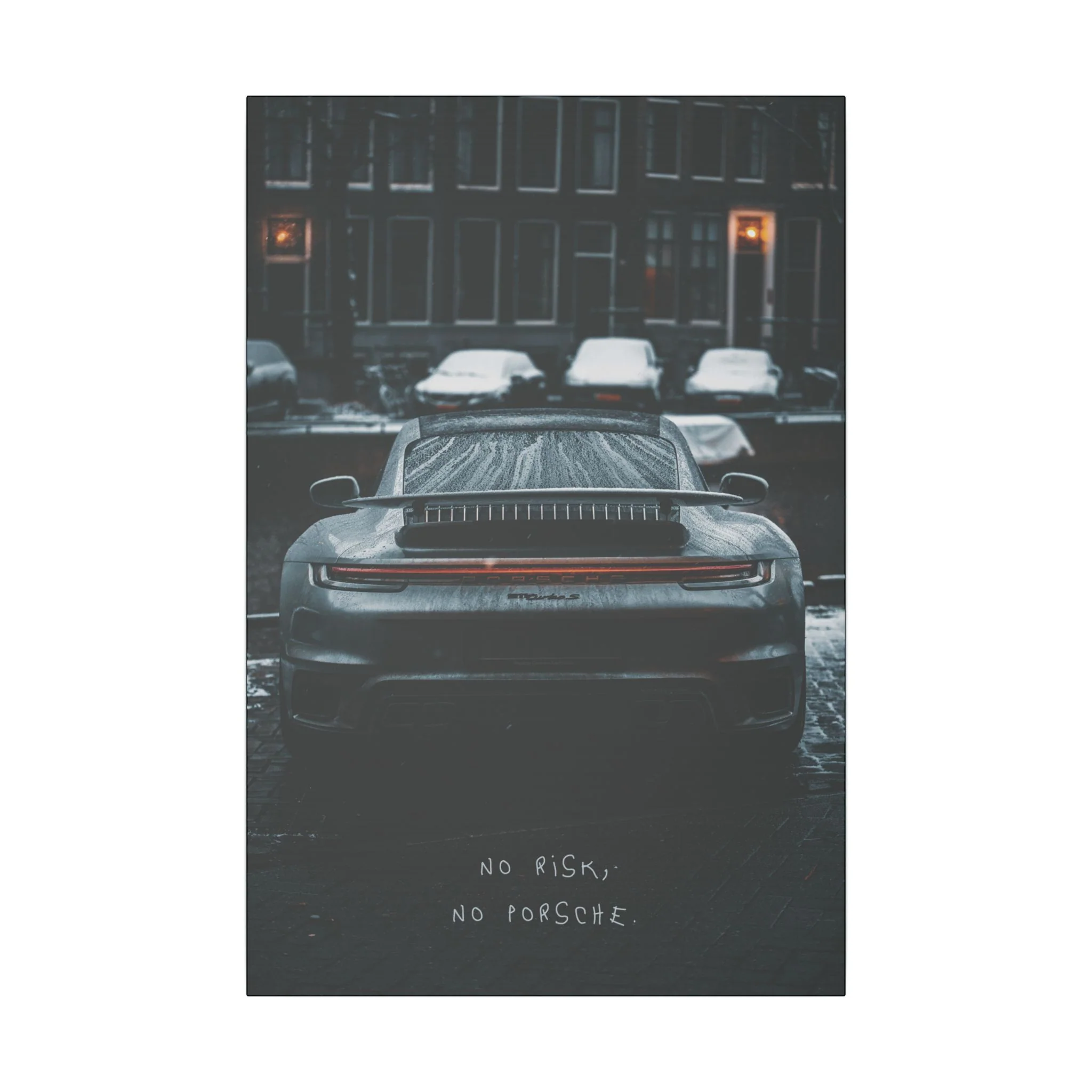NO RISK, NO PORSCHE Canvas - Image 2