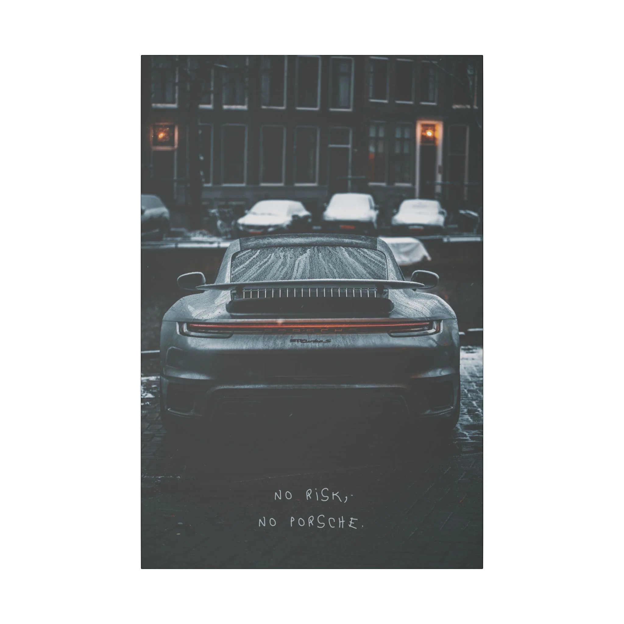 NO RISK, NO PORSCHE Canvas - Image 3