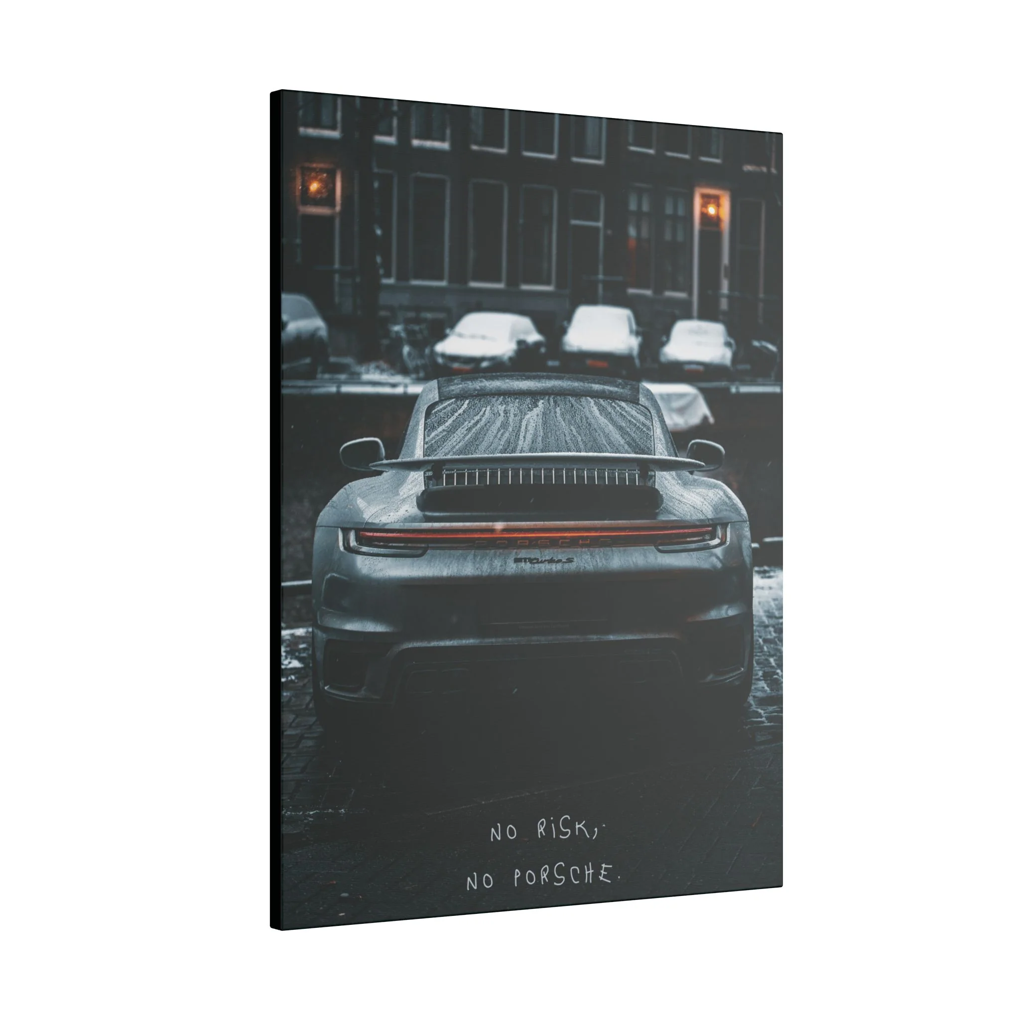 NO RISK, NO PORSCHE Canvas - Image 4