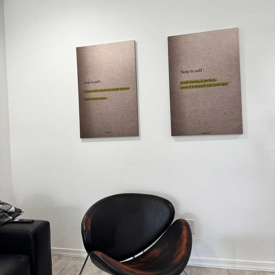 Note to Self: 'God's Timing' Canvas - Image 6