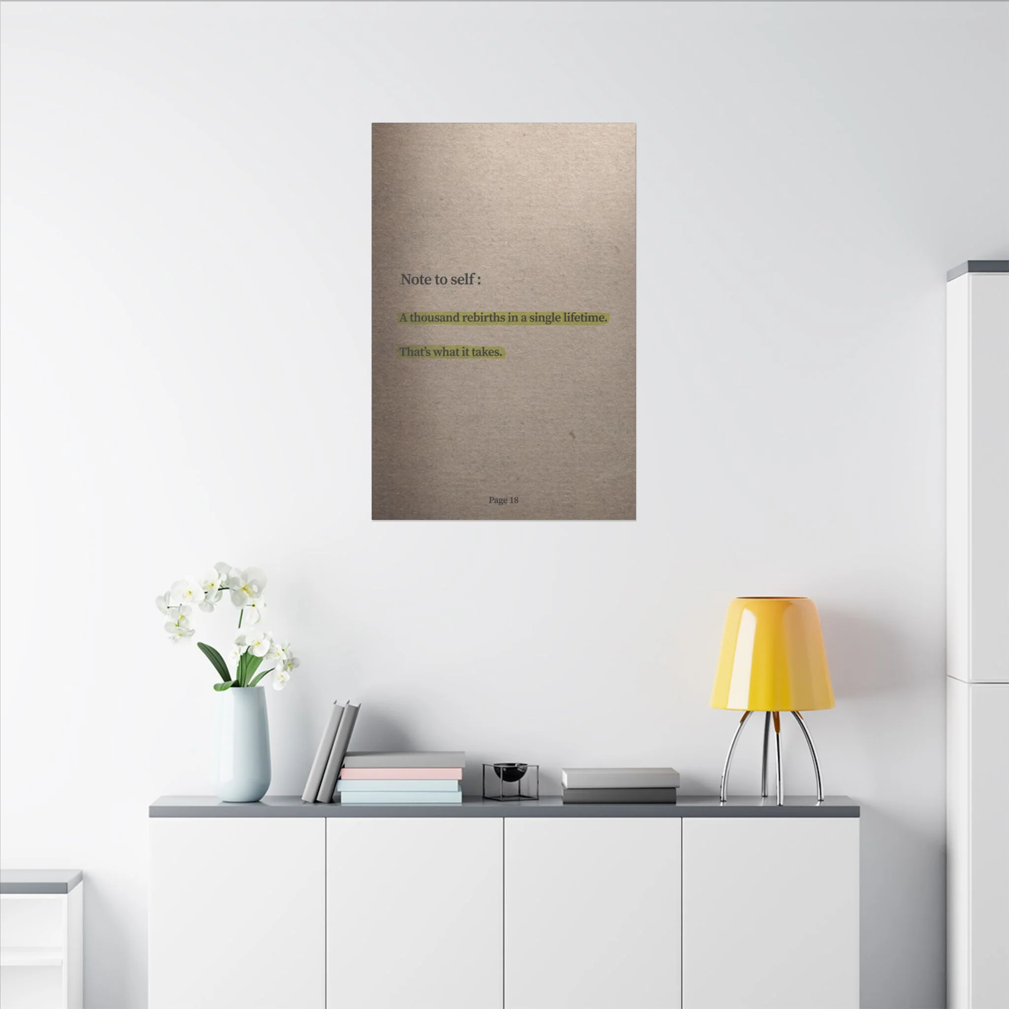 Note to Self: 'Rebirth' Canvas - Image 4