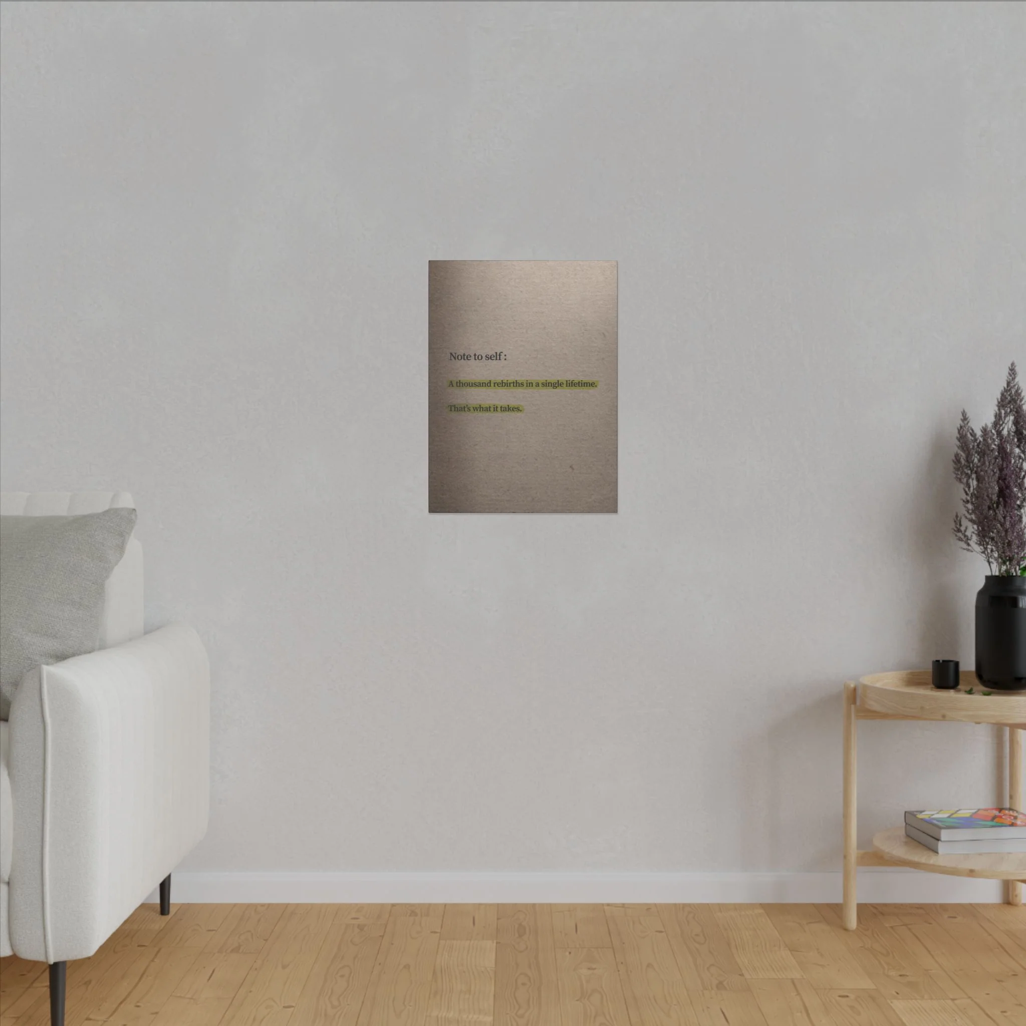 Note to Self: 'Rebirth' Canvas - Image 5