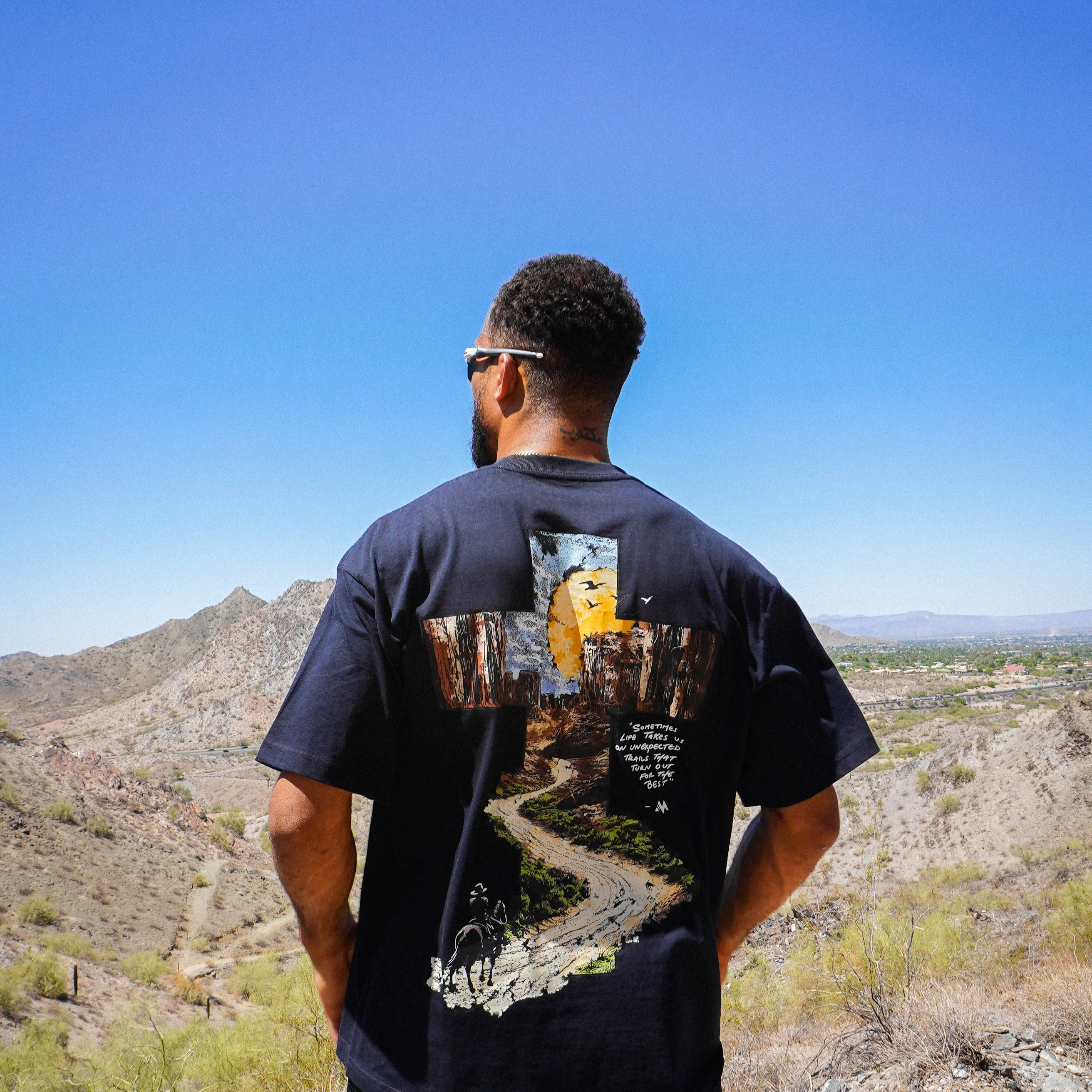 PARADISE TRAIL TEE - NAVY BLUE - Image 5
