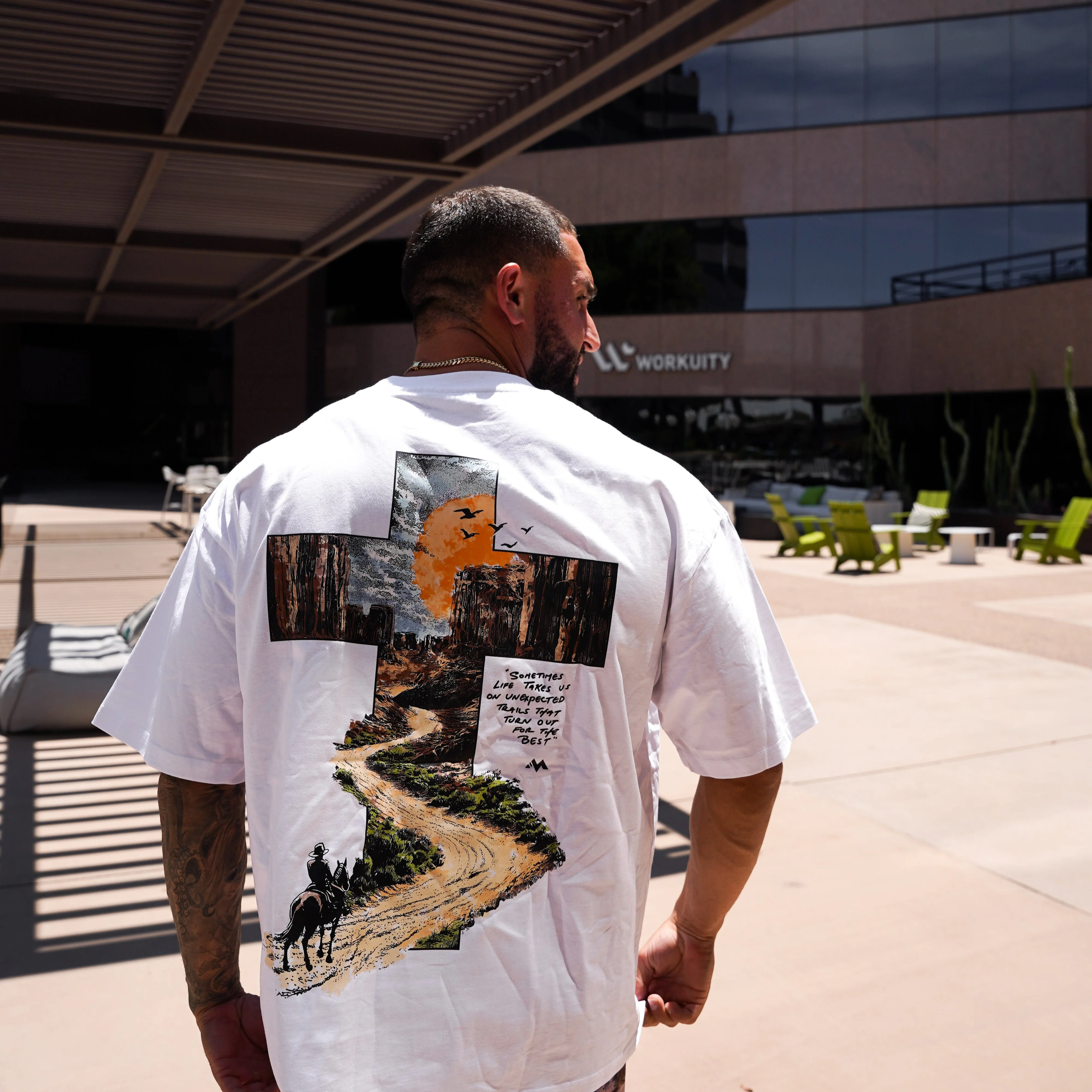 PARADISE TRAIL TEE - WHITE - Image 3