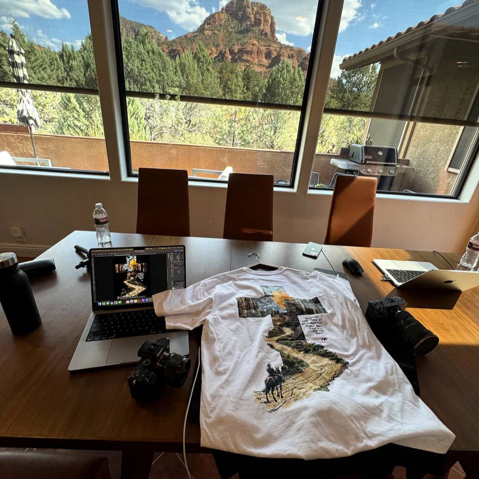 PARADISE TRAIL TEE - WHITE - Image 6