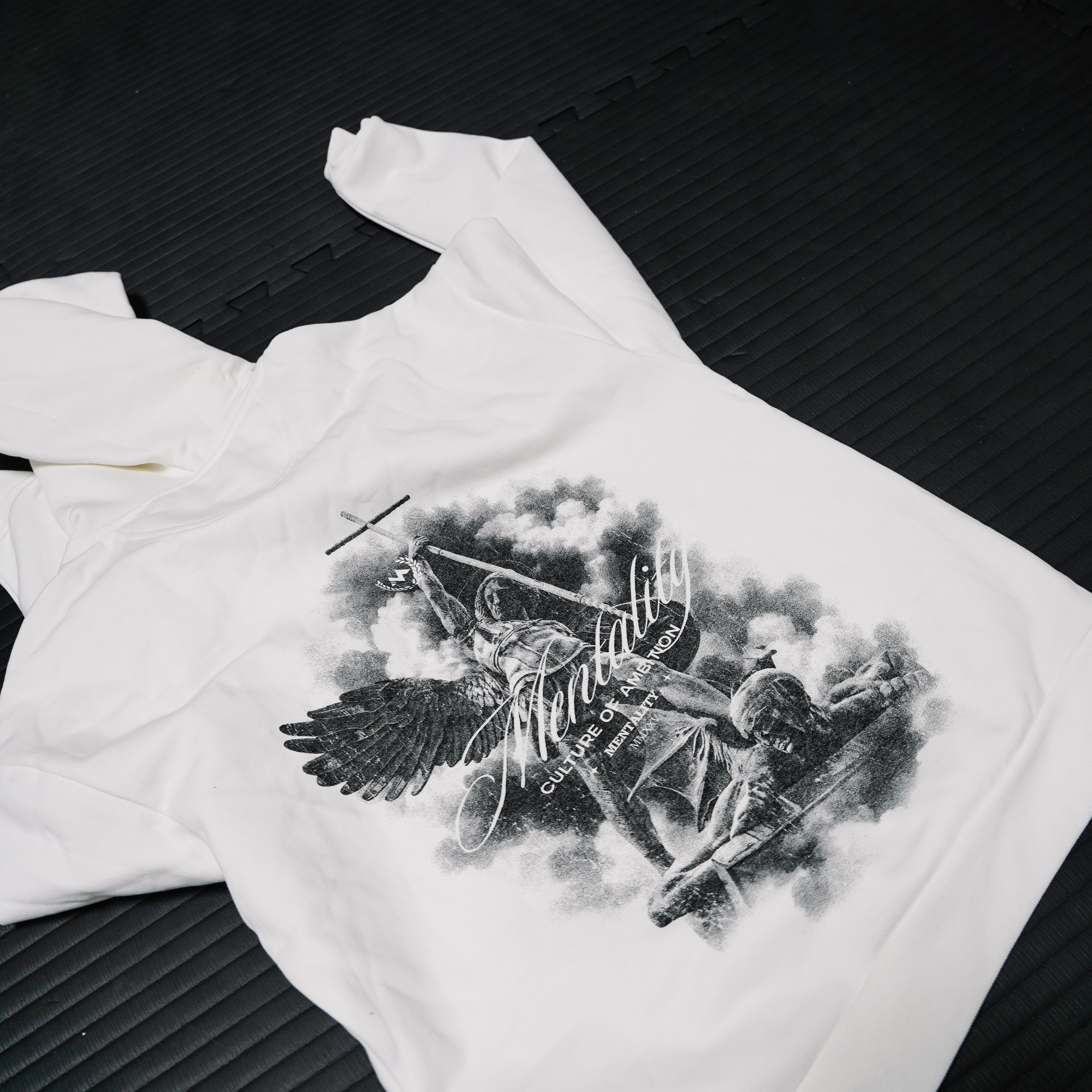 'ST.MICHAEL' TRAINING HOODIE - GRAY - Image 4