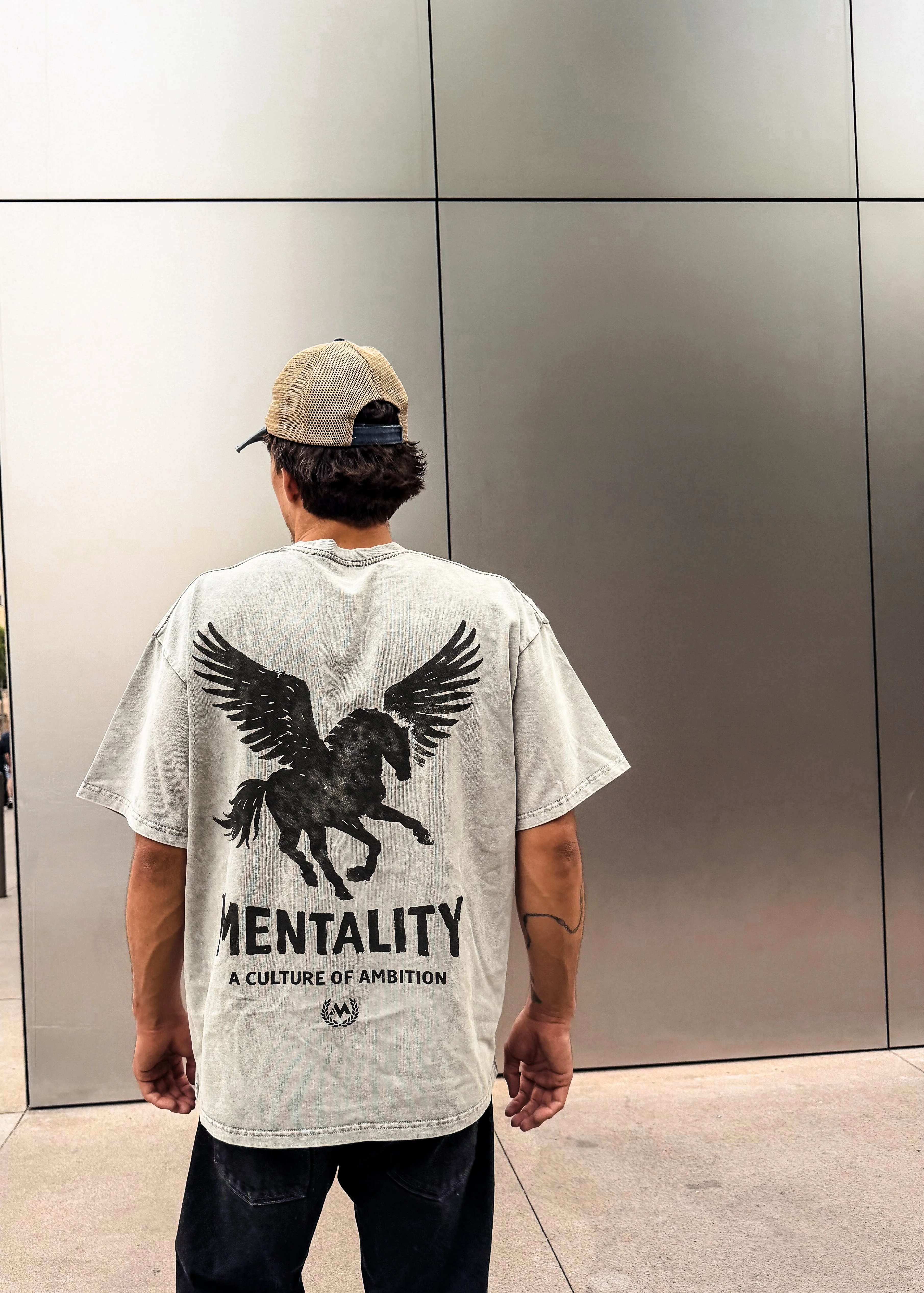 PEGASUS VINTAGE GRAY TEE - Image 5
