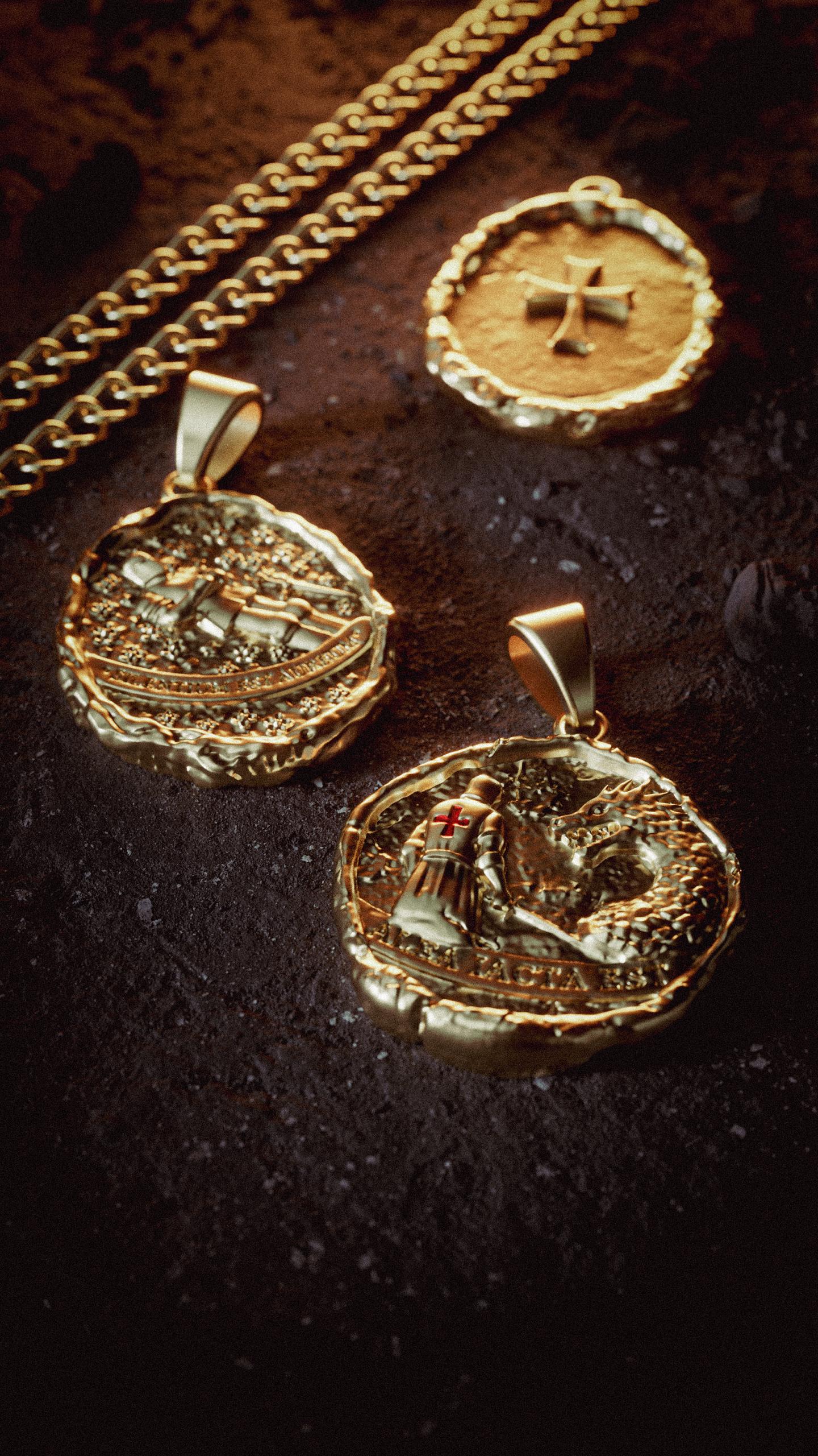 FATE PENDANT - GOLD - Image 3