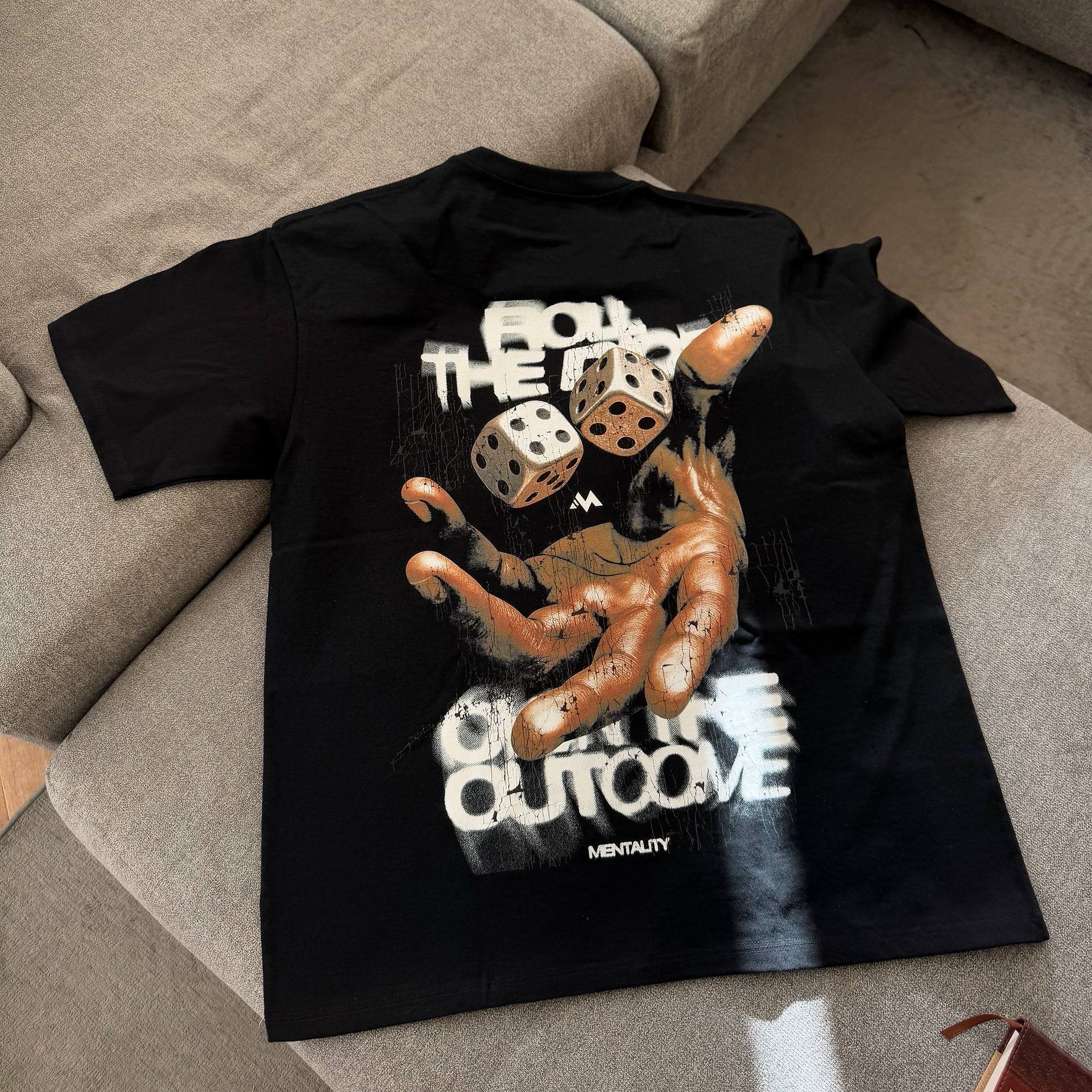 ROLL THE DICE TEE - BLACK - Image 3