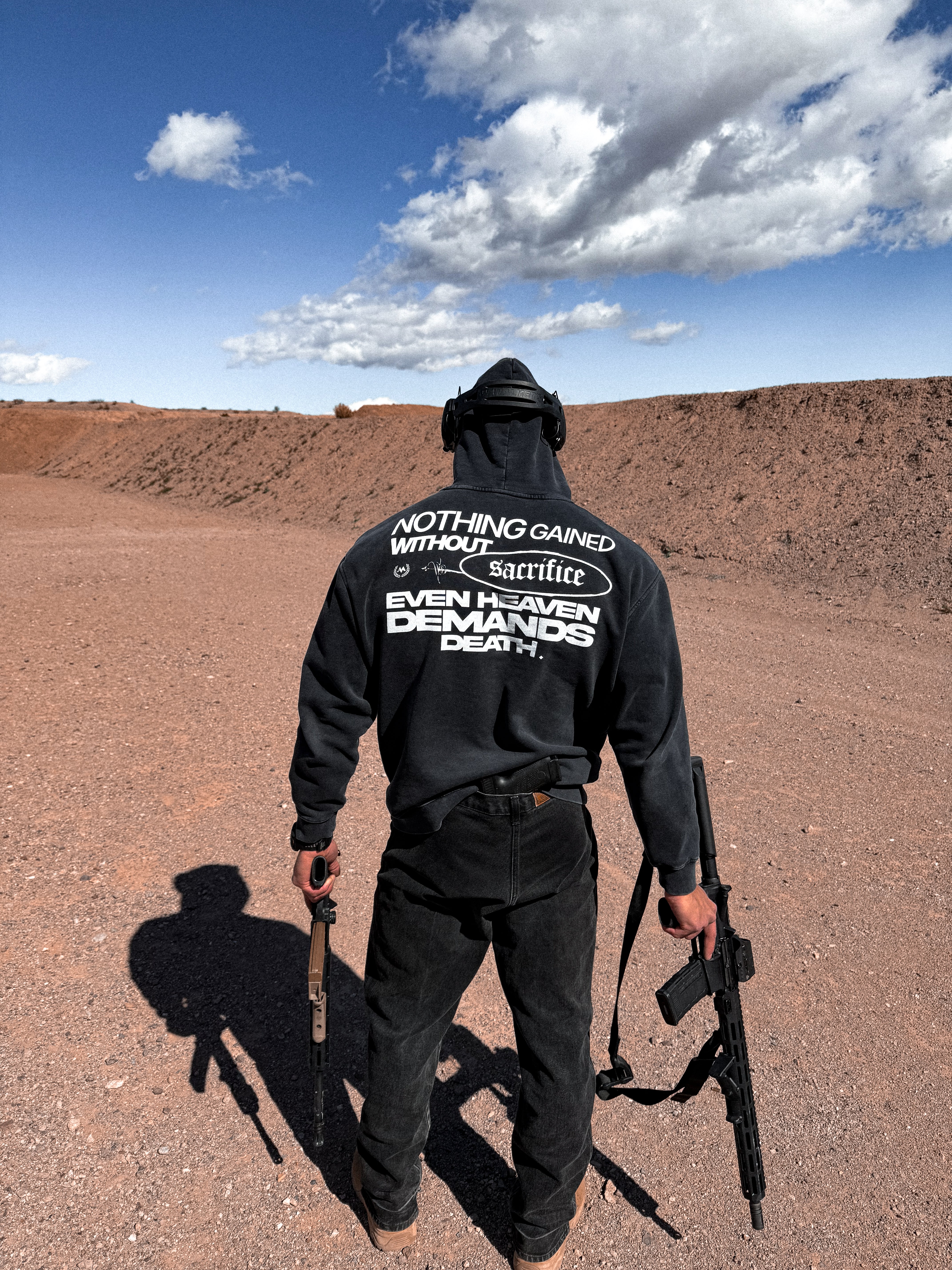 'SACRIFICE' HOODIE - VINTAGE - Image 3